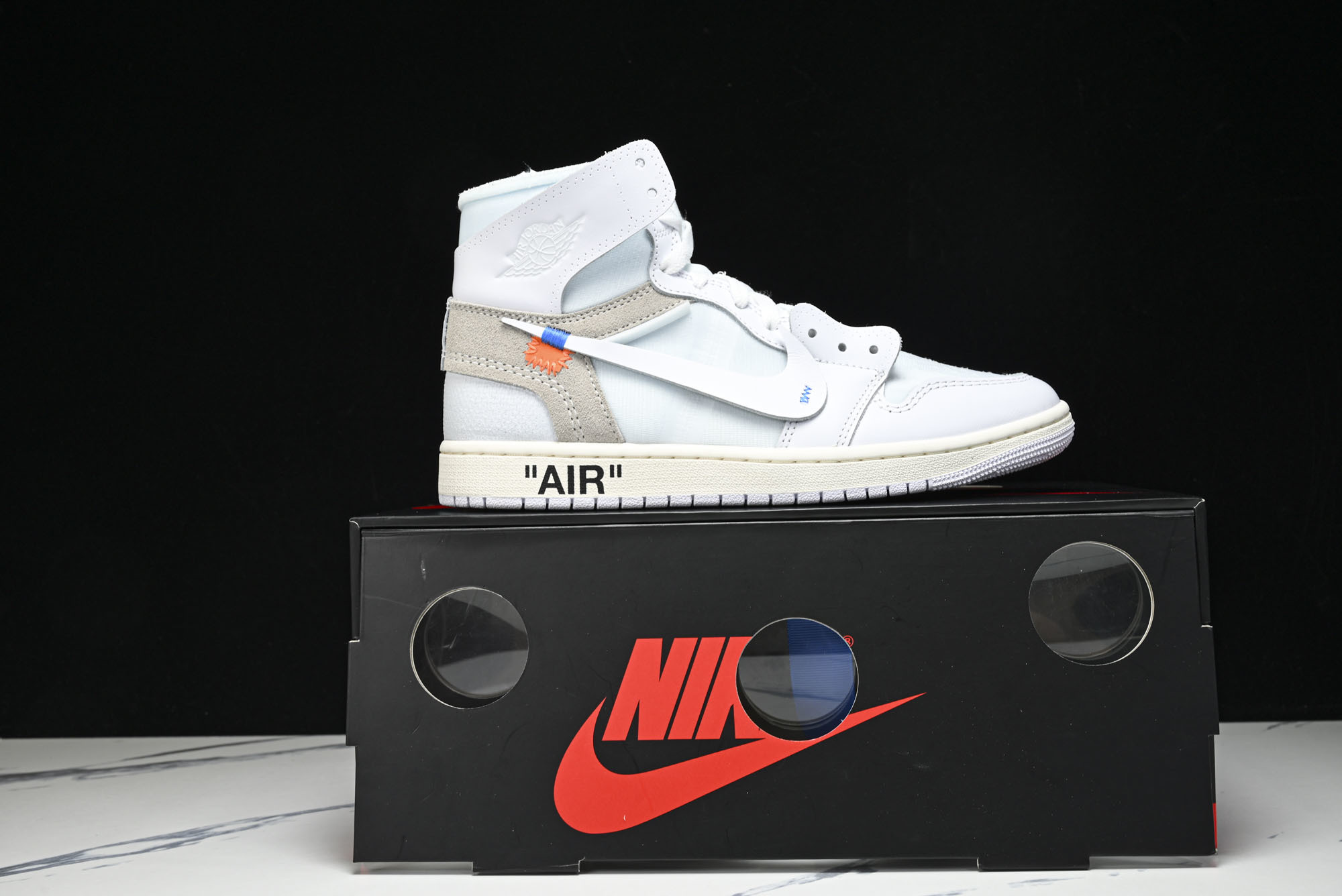 纯原原版 Off White x Air Jordan OW AJ1 乔1联名白 高帮篮球鞋 AA3834-100 #Y 纯原原版 Off White x Air Jordan OW AJ1 乔1联名白 高帮篮球鞋 AA3834-100 #Y