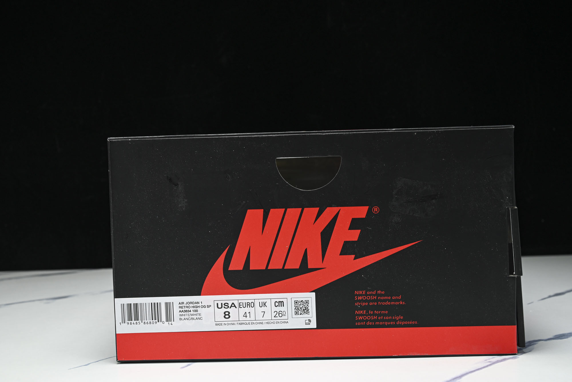 纯原原版 Off White x Air Jordan OW AJ1 乔1联名白 高帮篮球鞋 AA3834-100 #Y 纯原原版 Off White x Air Jordan OW AJ1 乔1联名白 高帮篮球鞋 AA3834-100 #Y