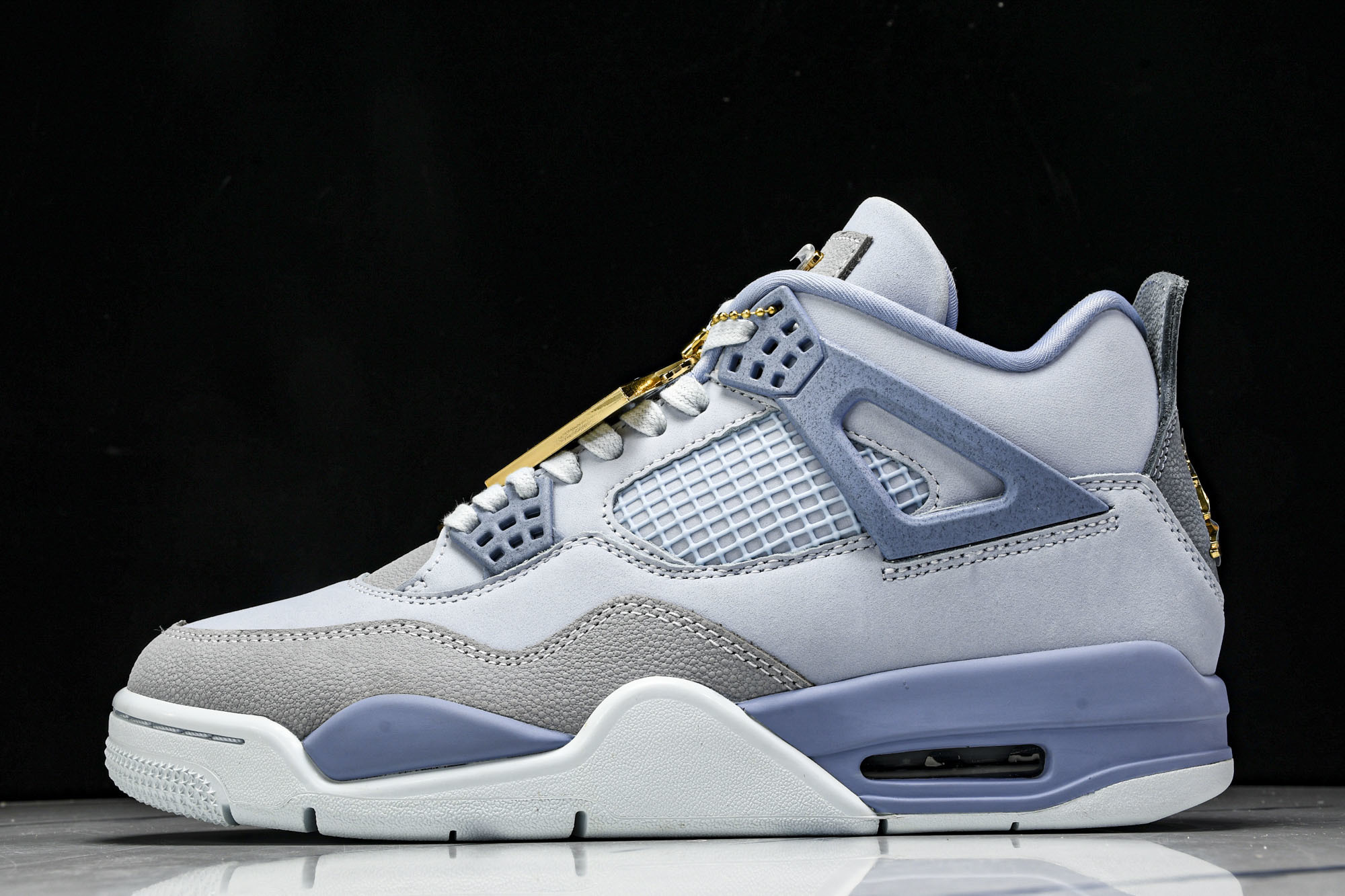 纯原原版 Air Jordan 4 Retro _NCAA_ AJ4 乔4 UN联名蓝 HV9204-407 #YZ00