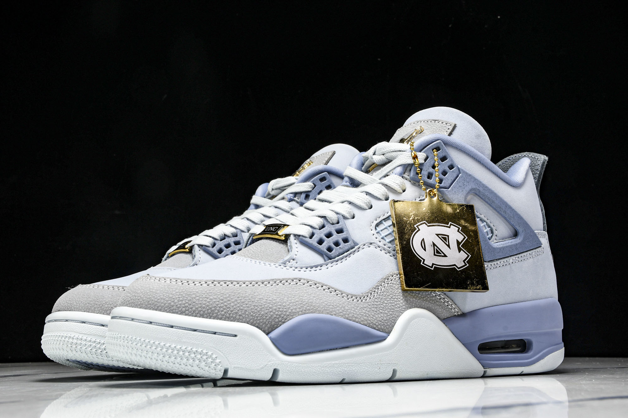 纯原原版 Air Jordan 4 Retro _NCAA_ AJ4 乔4 UN联名蓝 HV9204-407 #YZ00 纯原原版 Air Jordan 4 Retro _NCAA_ AJ4 乔4 UN联名蓝 HV9204-407 #YZ00