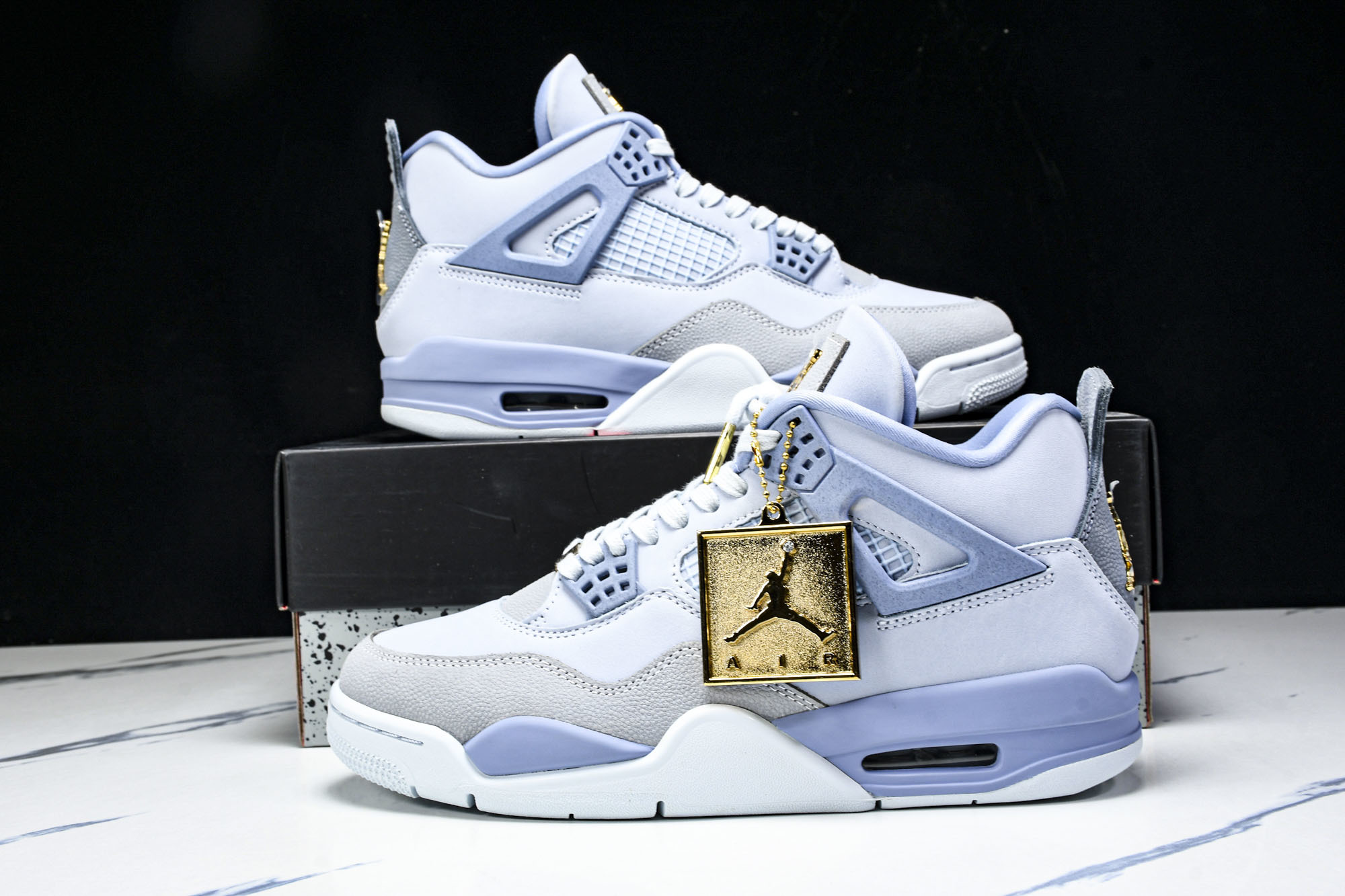 纯原原版 Air Jordan 4 Retro _NCAA_ AJ4 乔4 UN联名蓝 HV9204-407 #YZ00 纯原原版 Air Jordan 4 Retro _NCAA_ AJ4 乔4 UN联名蓝 HV9204-407 #YZ00