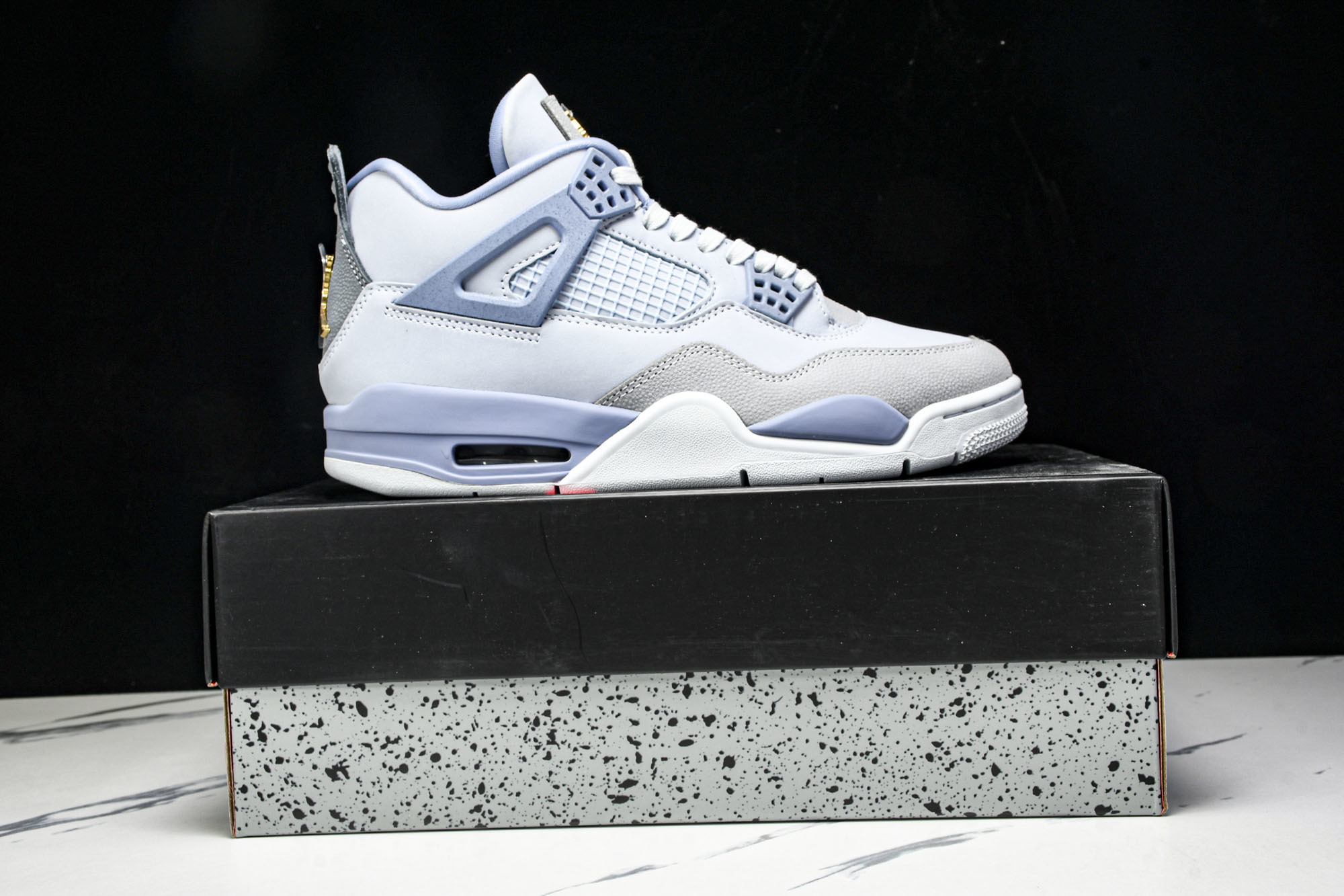 纯原原版 Air Jordan 4 Retro _NCAA_ AJ4 乔4 UN联名蓝 HV9204-407 #YZ00 纯原原版 Air Jordan 4 Retro _NCAA_ AJ4 乔4 UN联名蓝 HV9204-407 #YZ00