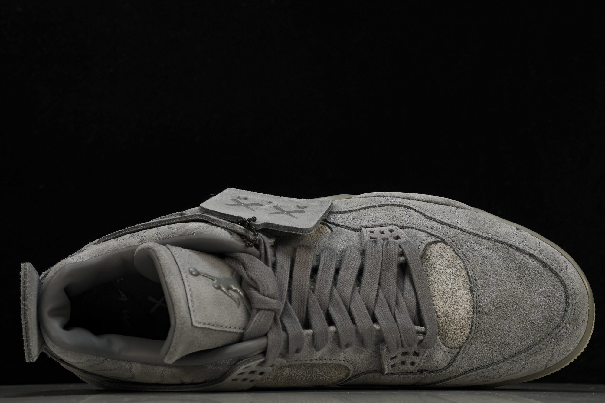 纯原原版 AIR JORDAN 4 RETRO KAWS 4kaws 涂鸦灰色 -003 #YZ001-1 40 40.