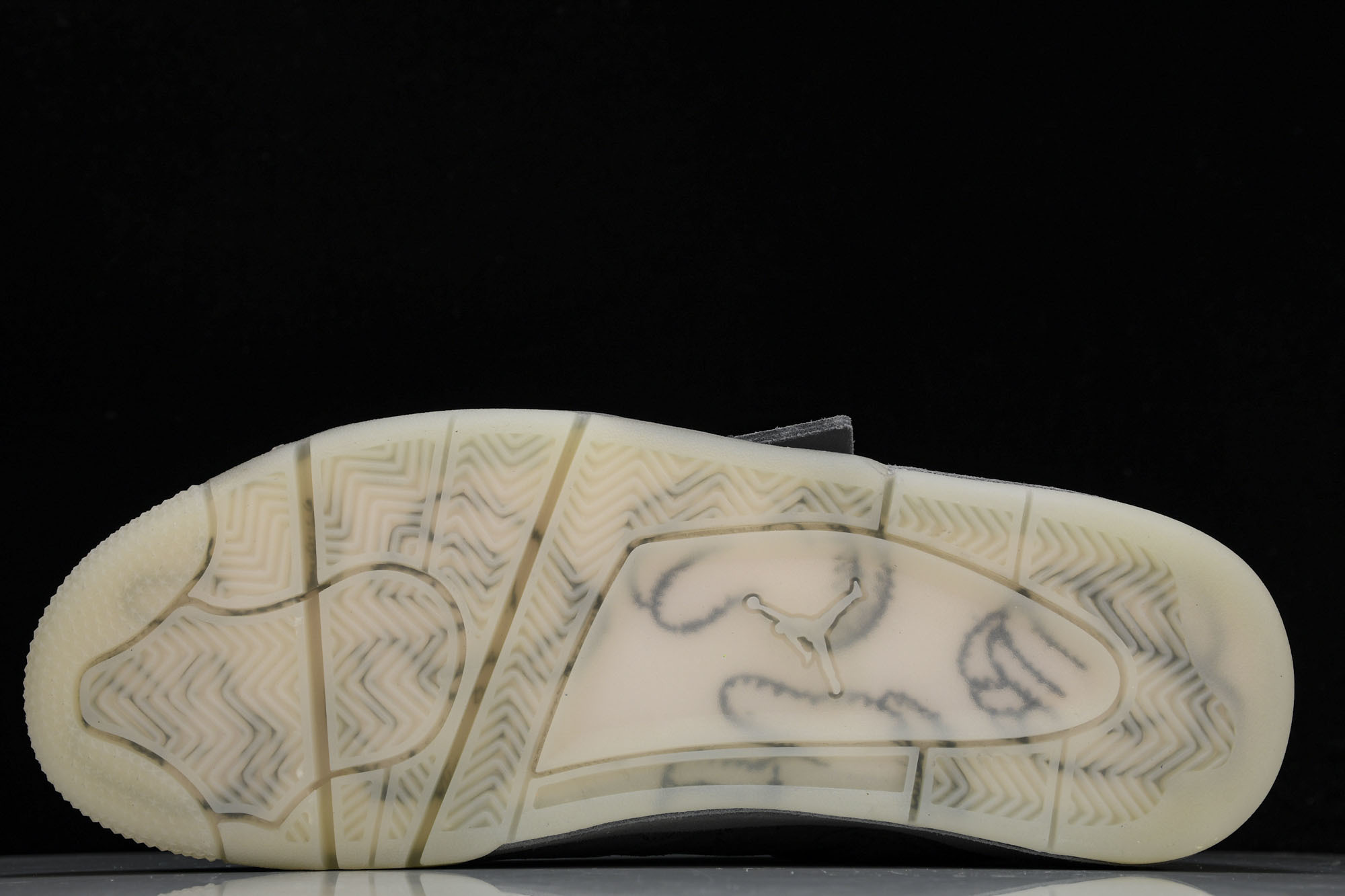 纯原原版 AIR JORDAN 4 RETRO KAWS 4kaws 涂鸦灰色 -003 #YZ001-1 40 40.