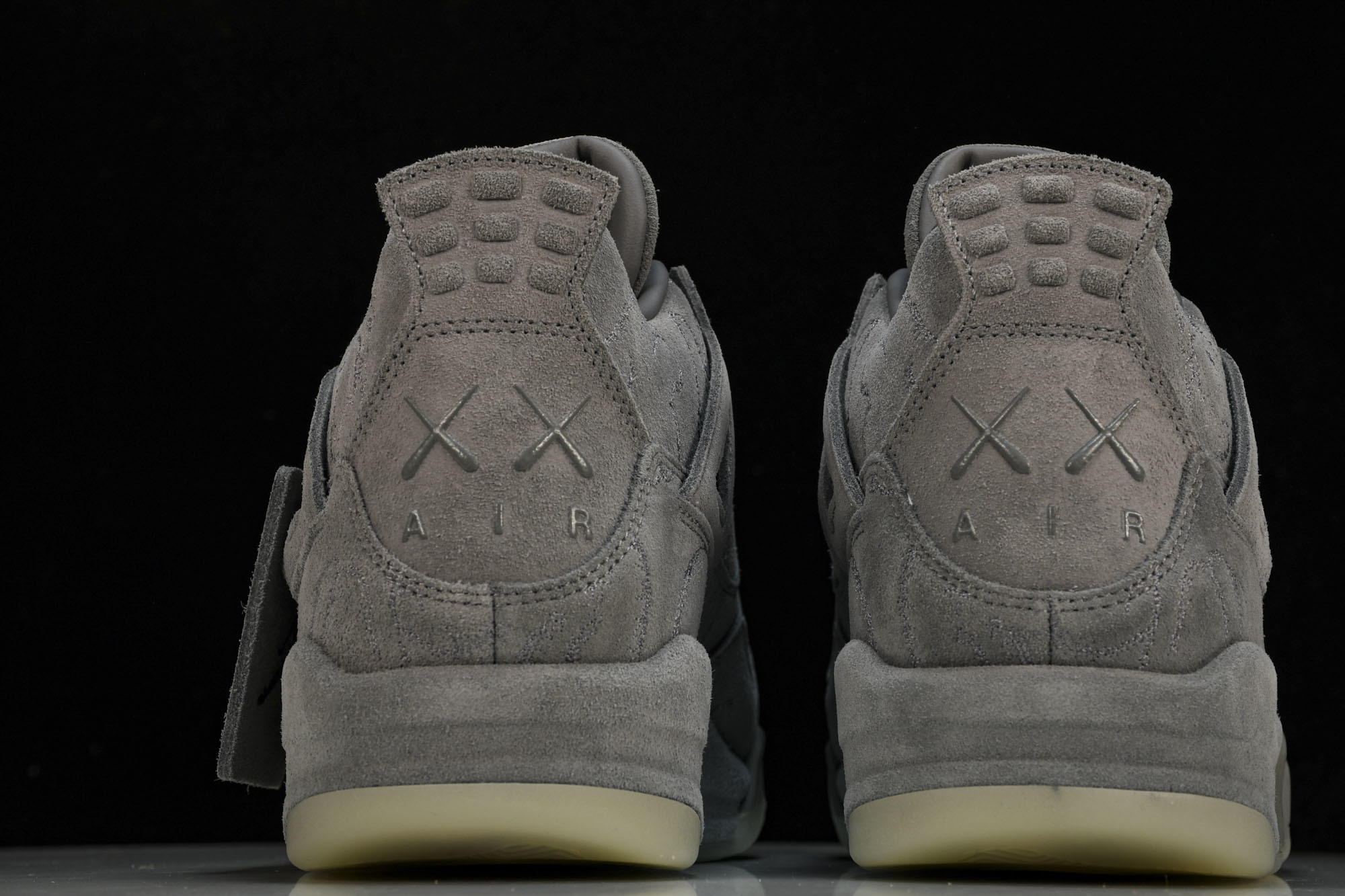 纯原原版 AIR JORDAN 4 RETRO KAWS 4kaws 涂鸦灰色 -003 #YZ001-1 40 40.