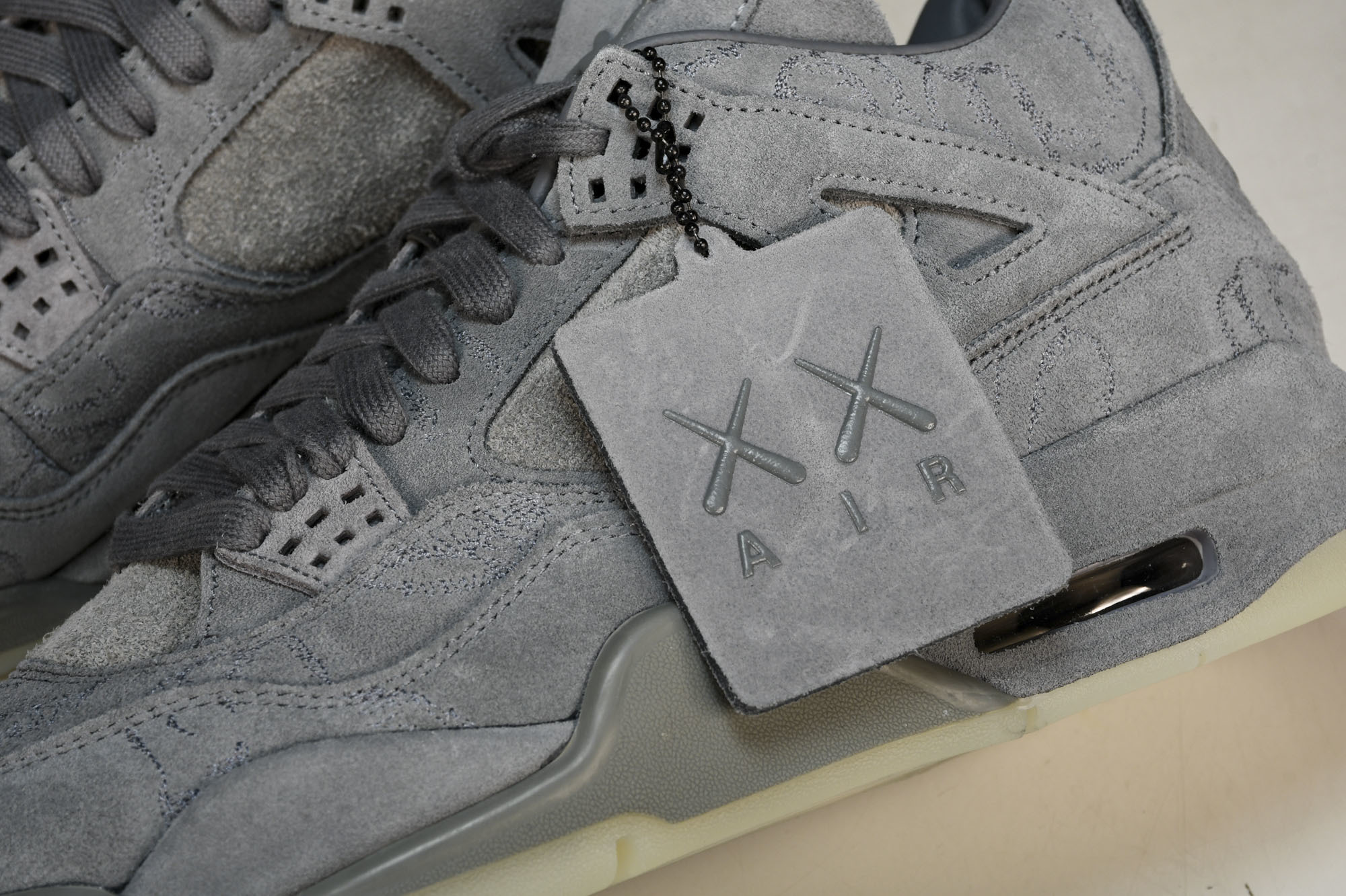纯原原版 AIR JORDAN 4 RETRO KAWS 4kaws 涂鸦灰色 -003 #YZ001-1 40 40.
