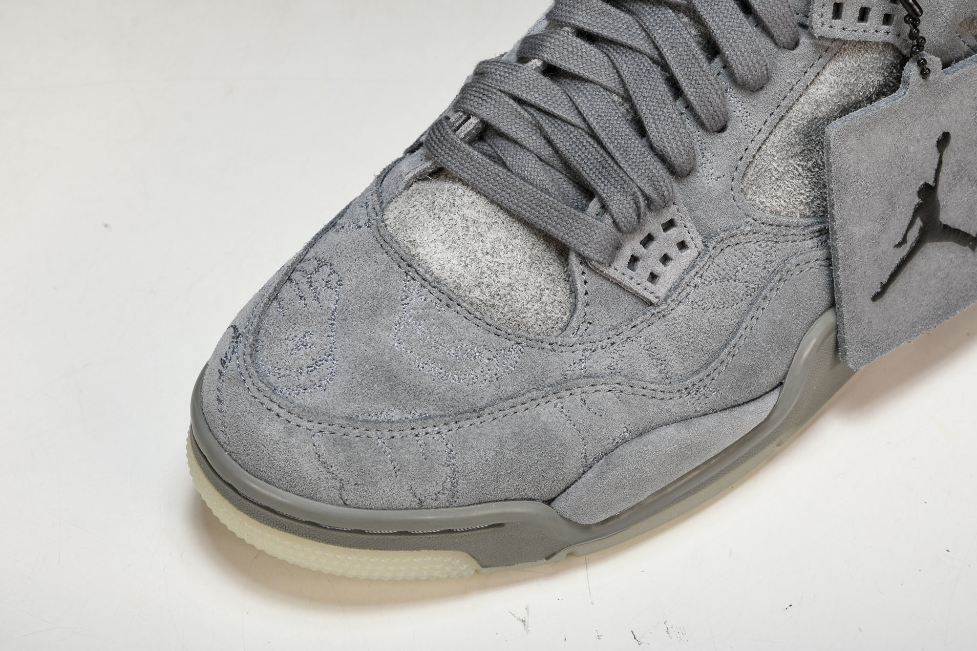 纯原原版 AIR JORDAN 4 RETRO KAWS 4kaws 涂鸦灰色 -003 #YZ001-1 40 40.