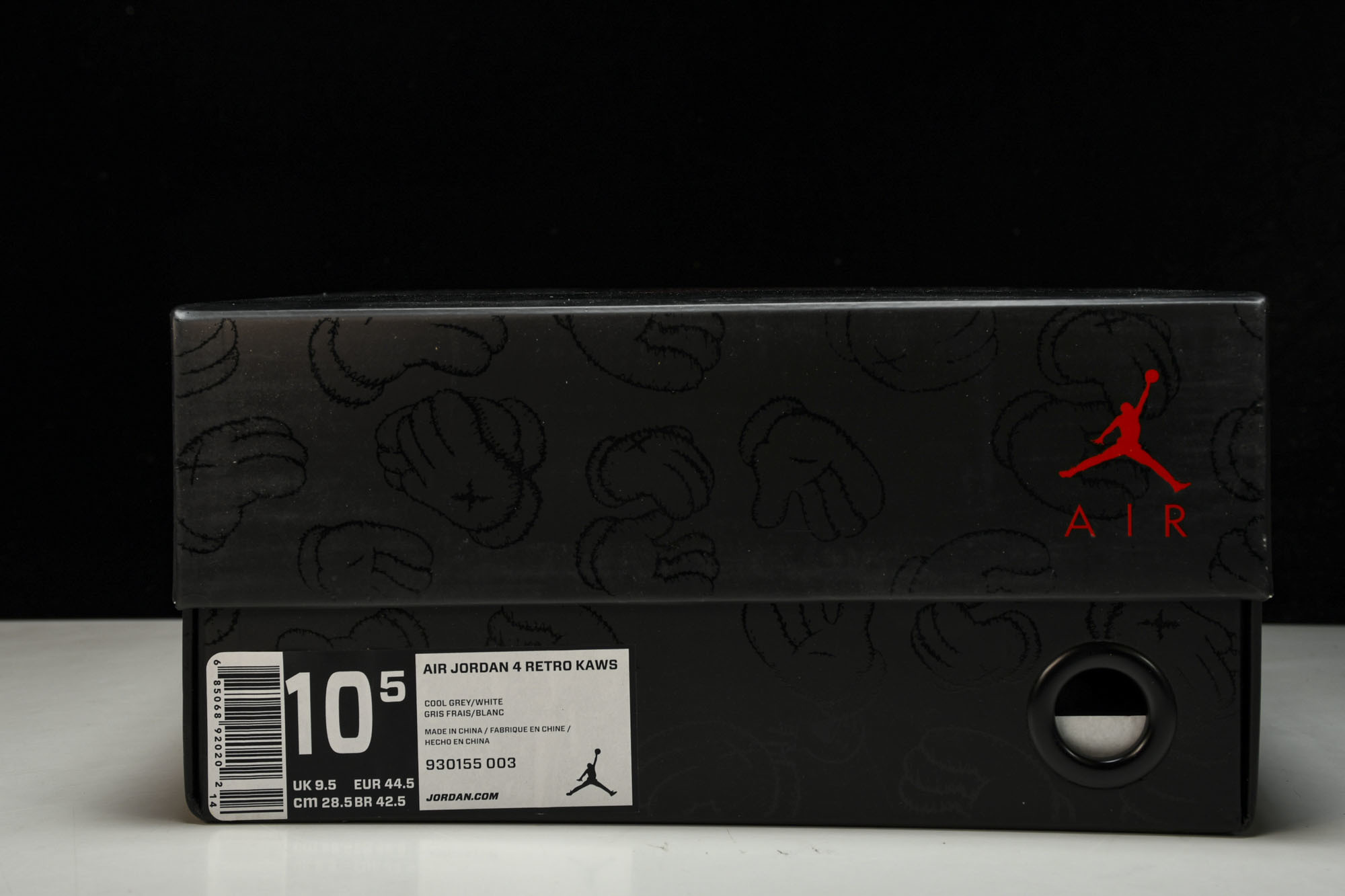 纯原原版 AIR JORDAN 4 RETRO KAWS 4kaws 涂鸦灰色 -003 #YZ001-1 40 40.