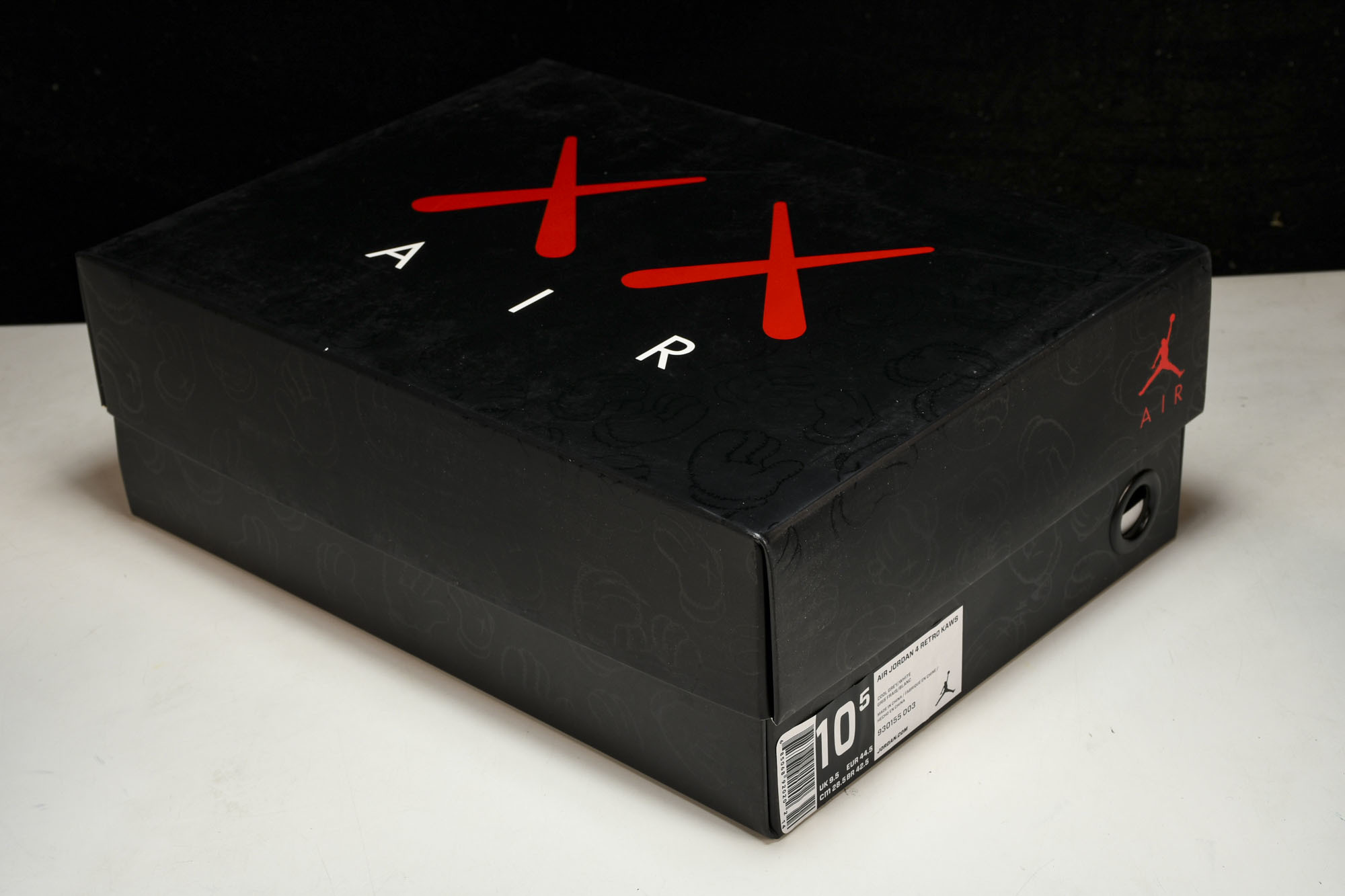 纯原原版 AIR JORDAN 4 RETRO KAWS 4kaws 涂鸦灰色 -003 #YZ001-1 40 40.