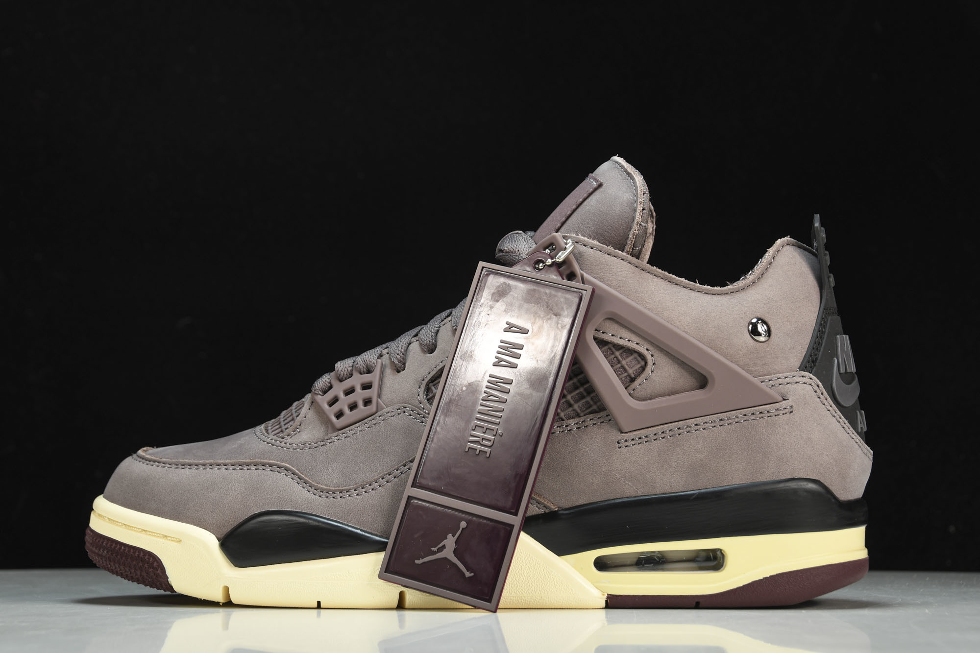 纯原原版 A Ma Maniére x Air Jordan 4 _Violet Ore_ AJ4 乔4联名款 勃艮第红