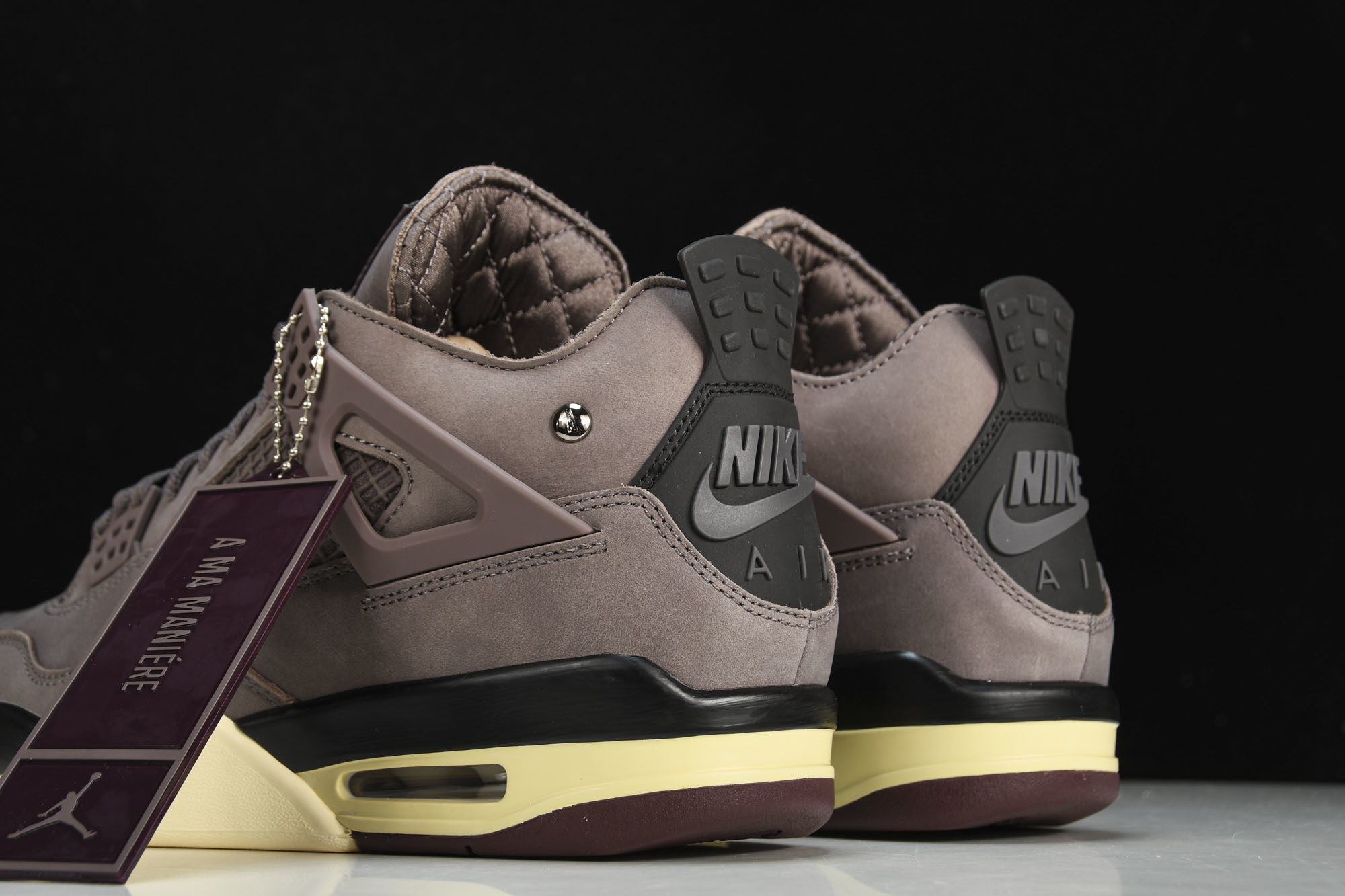 纯原原版 A Ma Maniére x Air Jordan 4 _Violet Ore_ AJ4 乔4联名款 勃艮第红 纯原原版 A Ma Maniére x Air Jordan 4 _Violet Ore_ AJ4 乔4联名款 勃艮第红