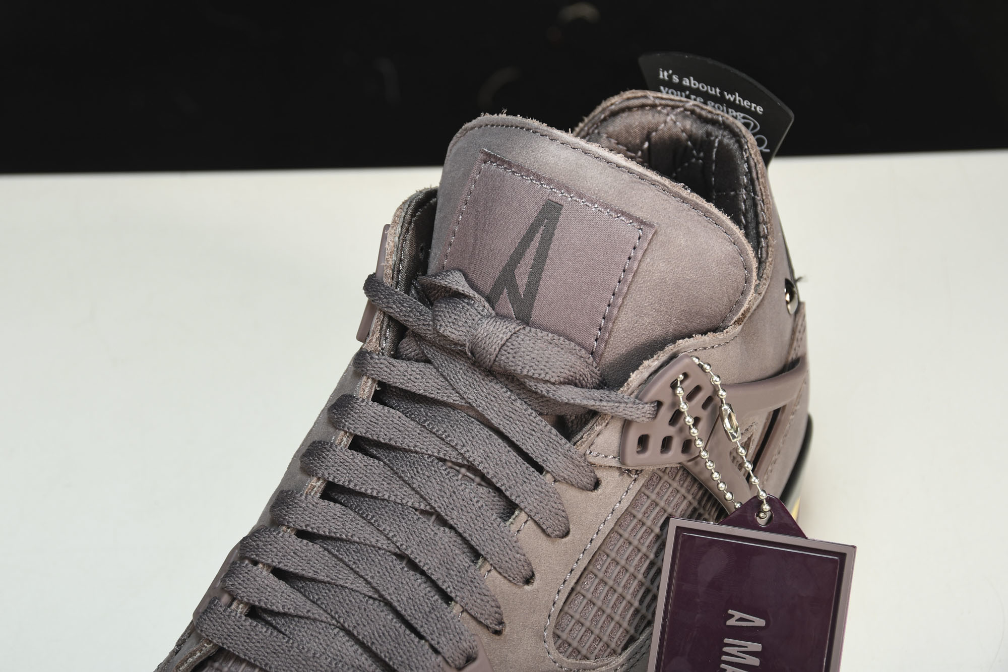 纯原原版 A Ma Maniére x Air Jordan 4 _Violet Ore_ AJ4 乔4联名款 勃艮第红 纯原原版 A Ma Maniére x Air Jordan 4 _Violet Ore_ AJ4 乔4联名款 勃艮第红