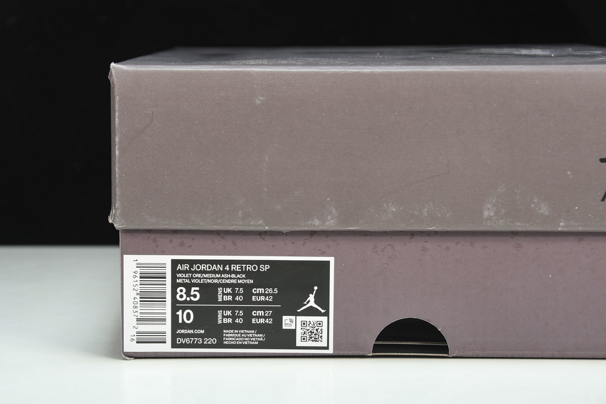 纯原原版 A Ma Maniére x Air Jordan 4 _Violet Ore_ AJ4 乔4联名款 勃艮第红 纯原原版 A Ma Maniére x Air Jordan 4 _Violet Ore_ AJ4 乔4联名款 勃艮第红
