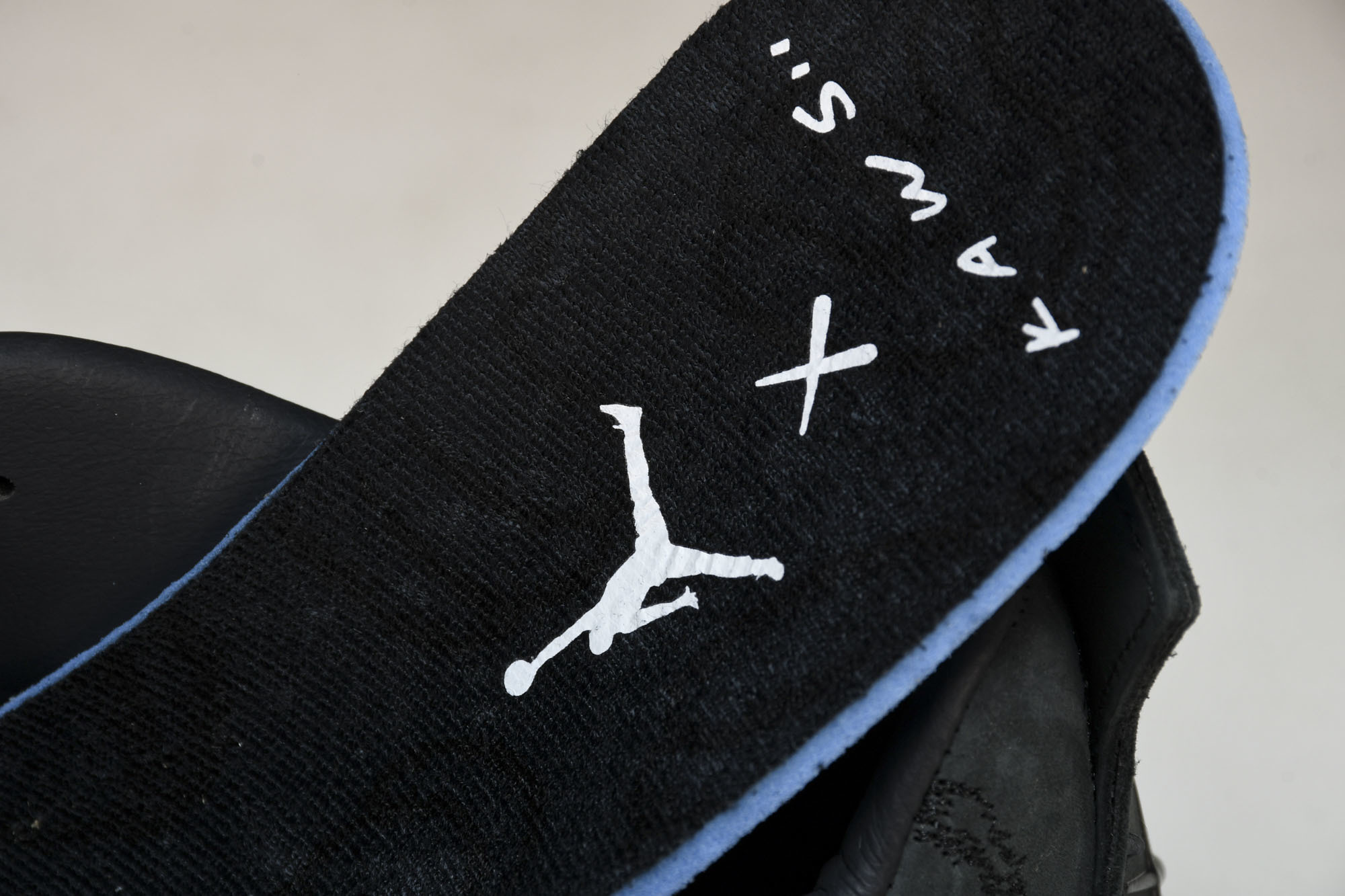 纯原原版 AIR JORDAN 4 RETRO KAWS x AJ4 联名 black 黑麂皮 -001 #YZ001-