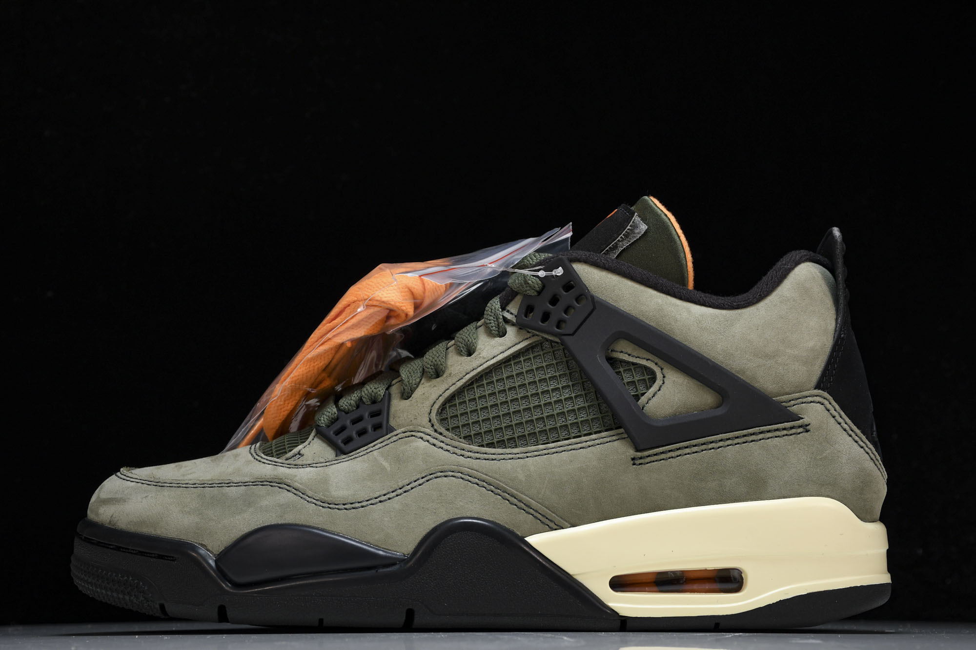 纯原原版 Air Jordan 4 Retro UNDFTD 军绿 书包 JBM351-M1 #YZ001-1 40 4