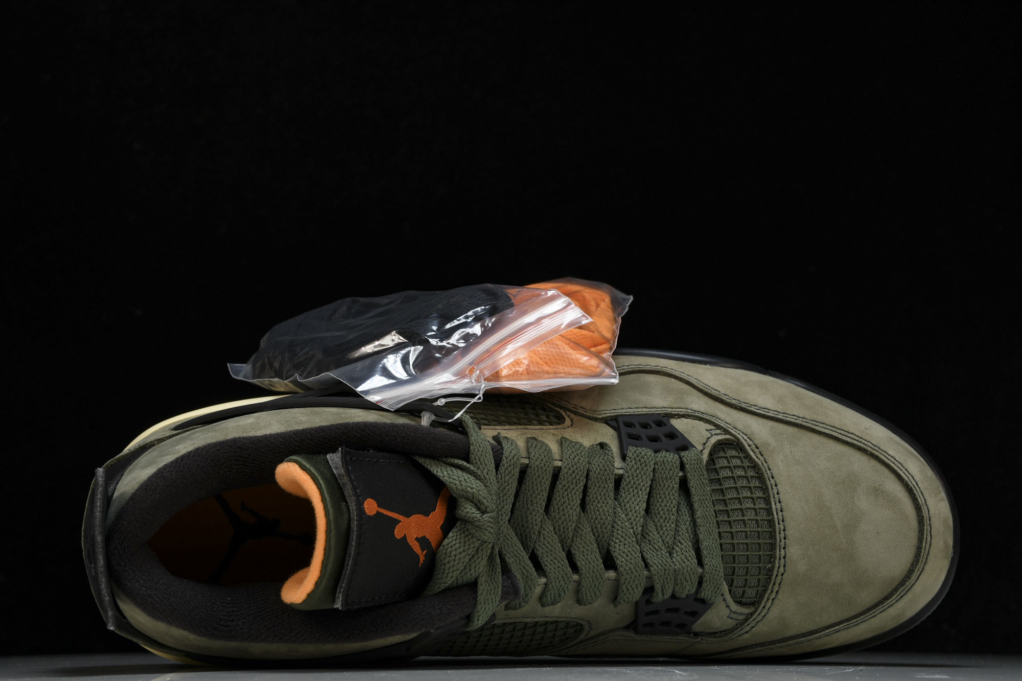 纯原原版 Air Jordan 4 Retro UNDFTD 军绿 书包 JBM351-M1 #YZ001-1 40 4