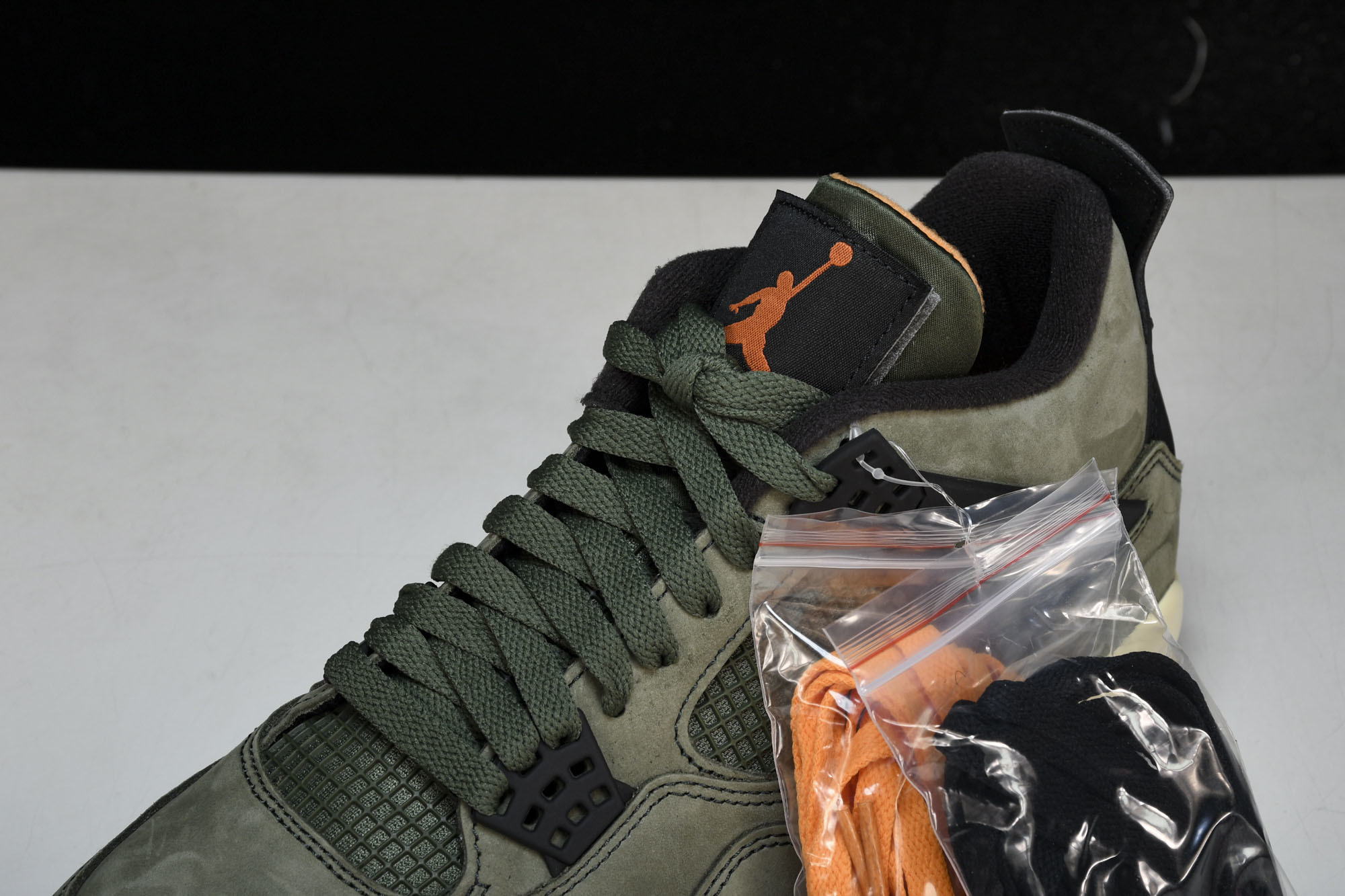 纯原原版 Air Jordan 4 Retro UNDFTD 军绿 书包 JBM351-M1 #YZ001-1 40 4