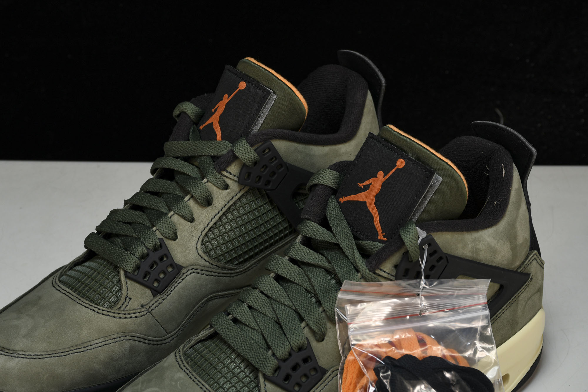 纯原原版 Air Jordan 4 Retro UNDFTD 军绿 书包 JBM351-M1 #YZ001-1 40 4