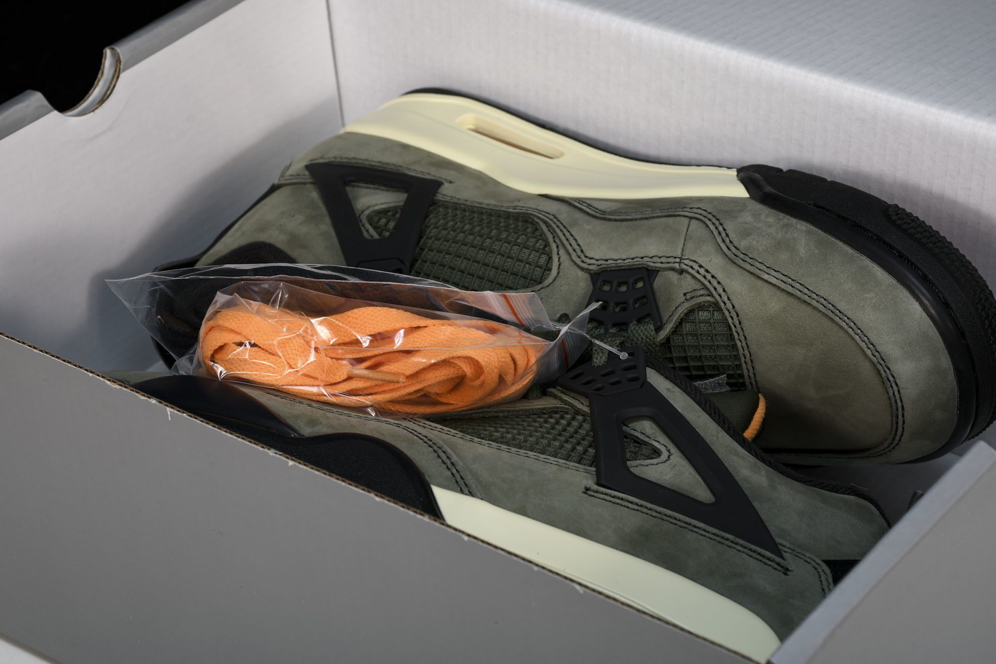 纯原原版 Air Jordan 4 Retro UNDFTD 军绿 书包 JBM351-M1 #YZ001-1 40 4