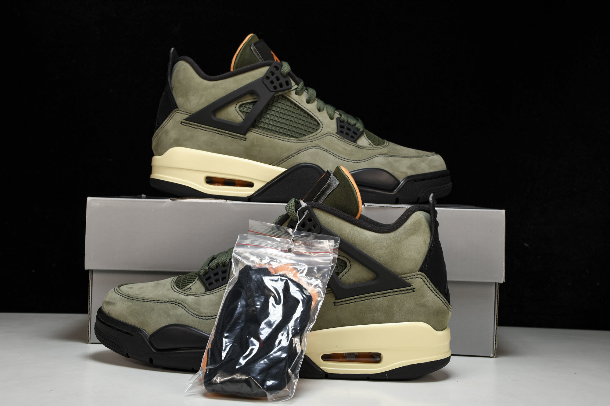 纯原原版 Air Jordan 4 Retro UNDFTD 军绿 书包 JBM351-M1 #YZ001-1 40 4