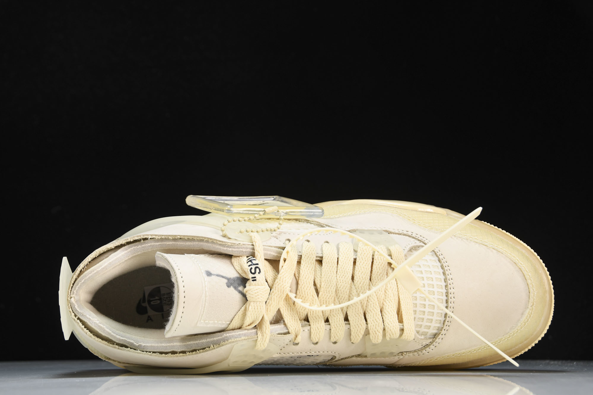 纯原原版 OFF-WHITE x AJ4 WMNS ”SAIC“ 白帆 CV9388-100 #YZ001-1 40 4 纯原原版 OFF-WHITE x AJ4 WMNS ”SAIC“ 白帆 CV9388-100 #YZ001-1 40 4
