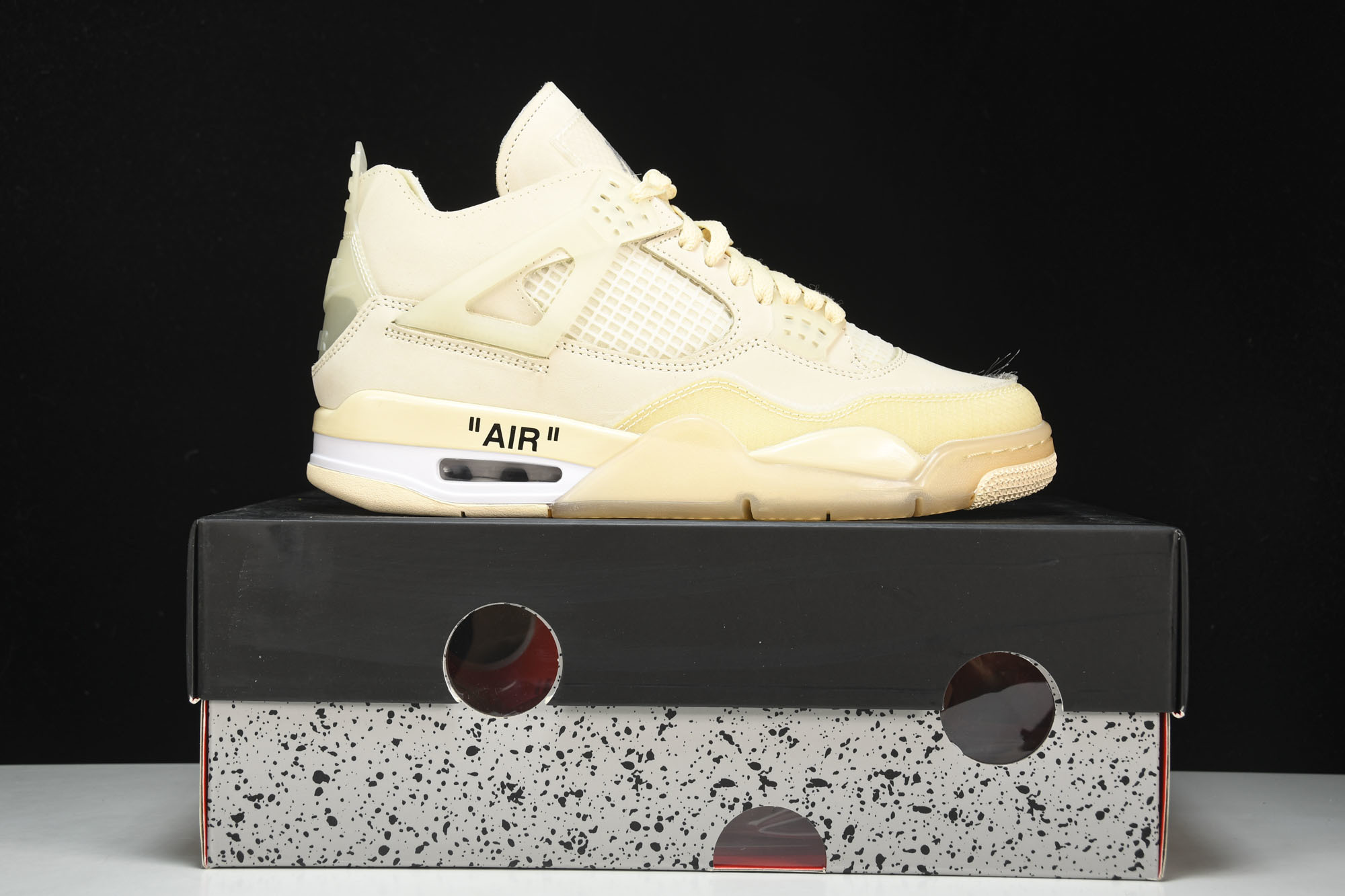 纯原原版 OFF-WHITE x AJ4 WMNS ”SAIC“ 白帆 CV9388-100 #YZ001-1 40 4 纯原原版 OFF-WHITE x AJ4 WMNS ”SAIC“ 白帆 CV9388-100 #YZ001-1 40 4