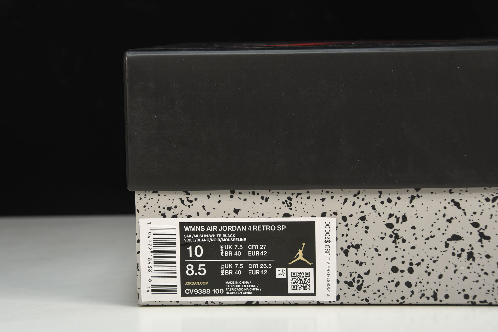 纯原原版 OFF-WHITE x AJ4 WMNS ”SAIC“ 白帆 CV9388-100 #YZ001-1 40 4 纯原原版 OFF-WHITE x AJ4 WMNS ”SAIC“ 白帆 CV9388-100 #YZ001-1 40 4