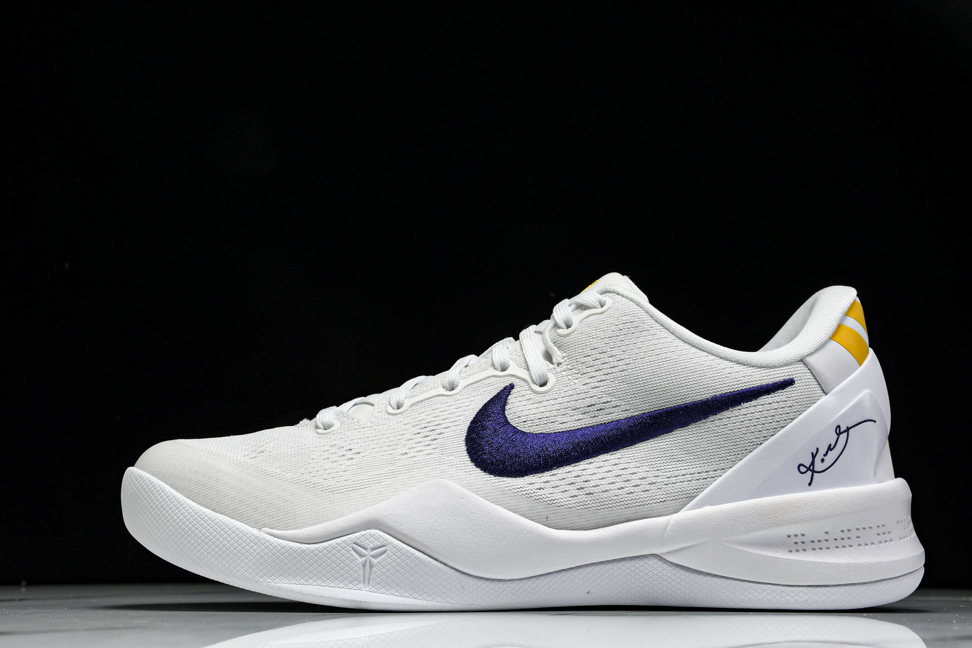 纯原NK Kobe 8 Protro “Lakers Home”湖人 白紫黄色 HF9550-100 #YZ001-1 