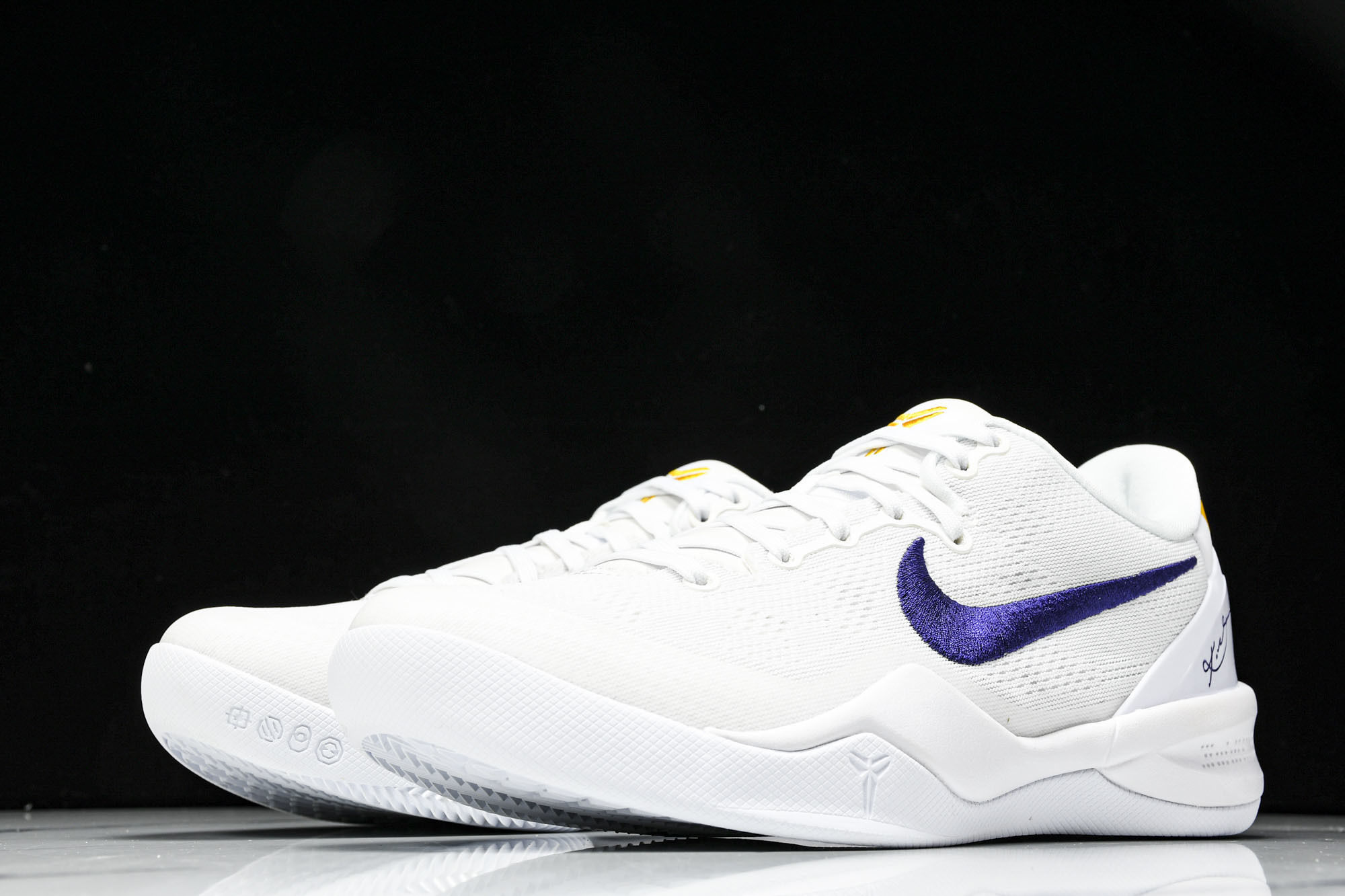 纯原NK Kobe 8 Protro “Lakers Home”湖人 白紫黄色 HF9550-100 #YZ001-1 纯原NK Kobe 8 Protro “Lakers Home”湖人 白紫黄色 HF9550-100 #YZ001-1