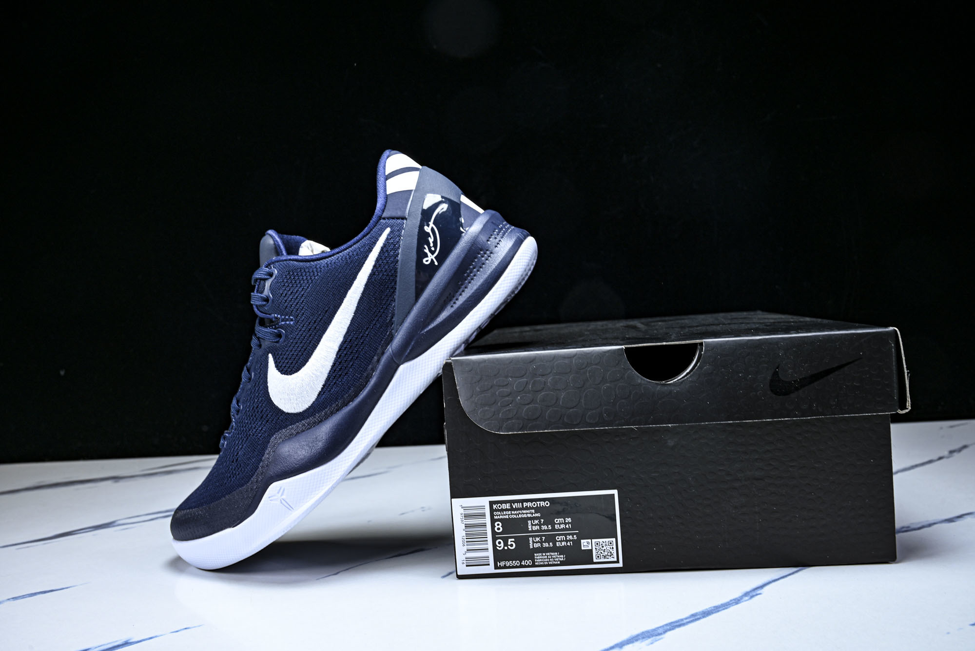 纯原NK Kobe 9 Elite Low Protro 科比9代 深蓝 低帮 实战篮球鞋 HF9550 400 #YZ