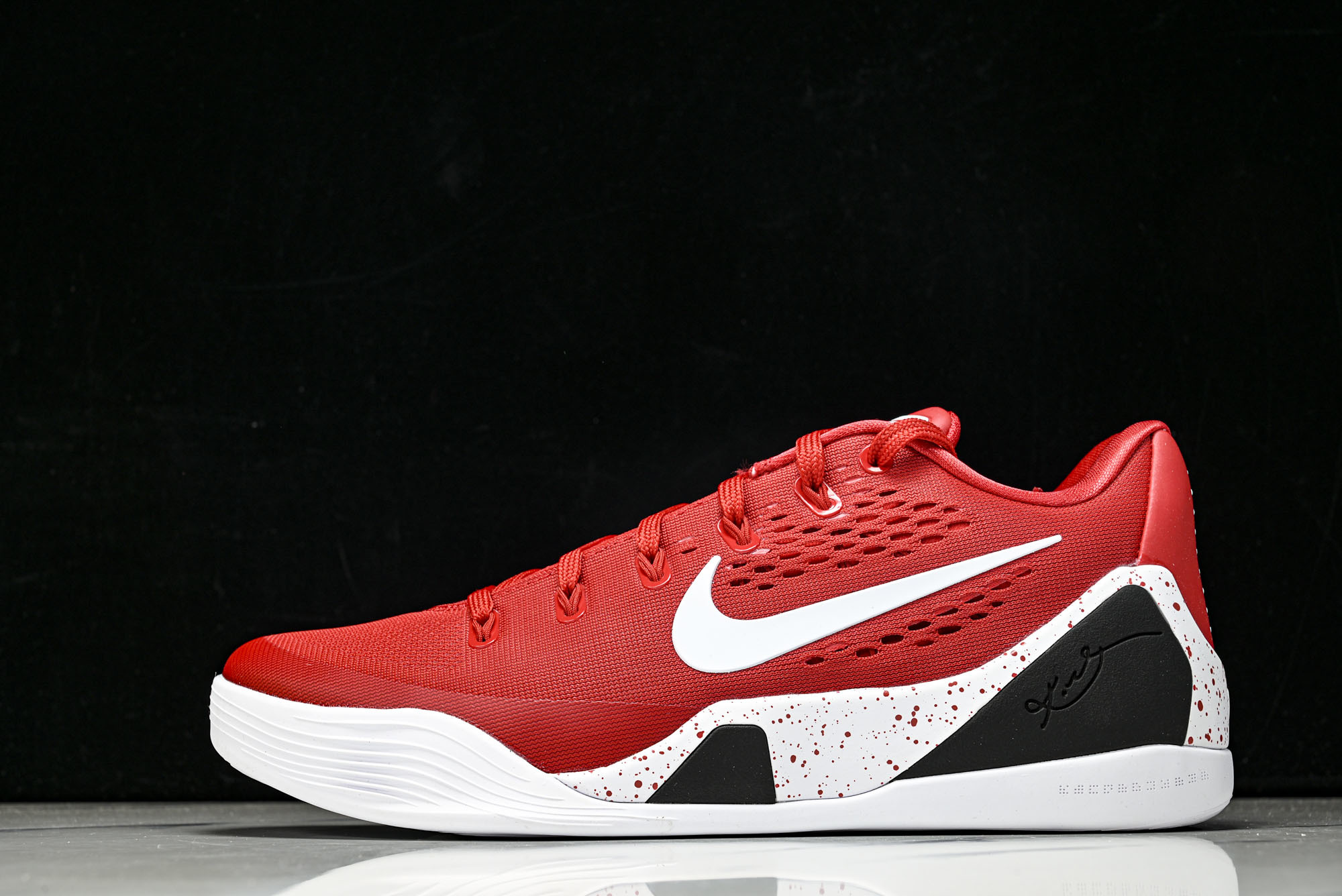 纯原NK Kobe 9 Elite Low Protro 科比9代 白红 低帮 实战篮球鞋IH1401-600 #YZ0