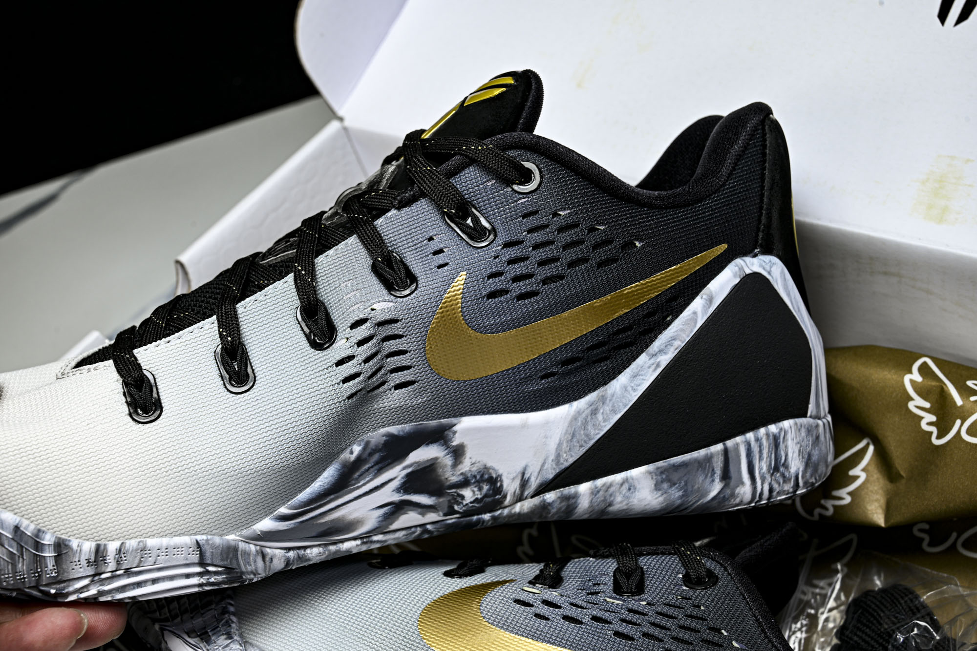 纯原NK Kobe 9 Elite Low 科比9代 低帮实战篮球鞋 FZ7333-002 #YZ001-1 40 40