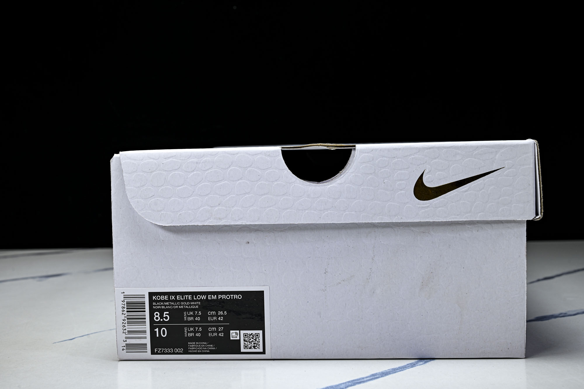 纯原NK Kobe 9 Elite Low 科比9代 低帮实战篮球鞋 FZ7333-002 #YZ001-1 40 40