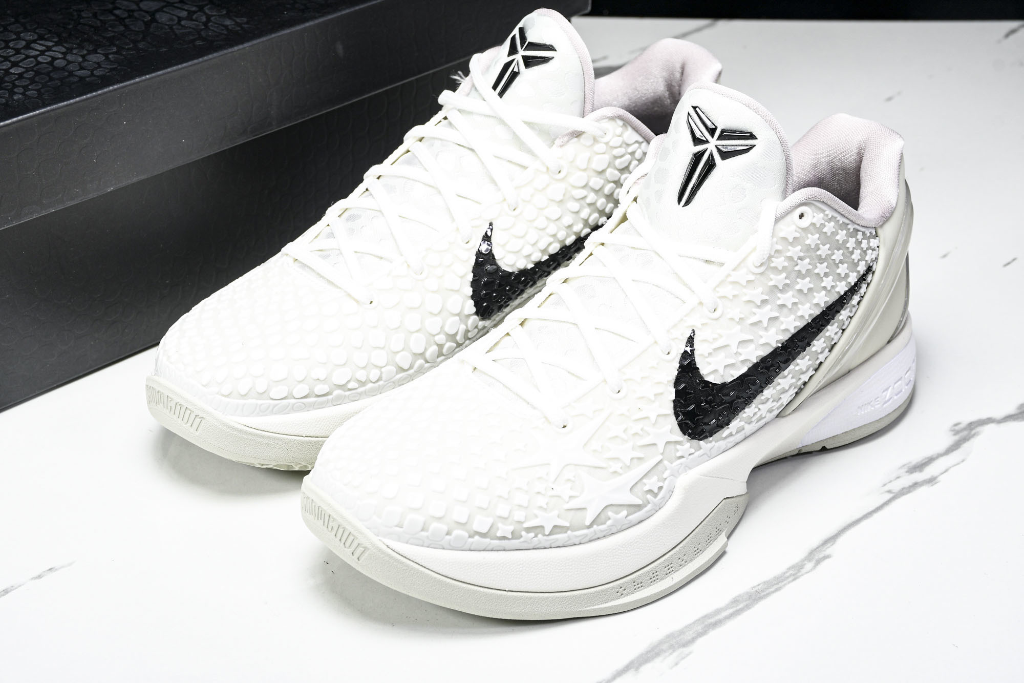 纯原NK Kobe 6 Protro Sail All-Star 全明星 白帆 FQ3546-100 #YZ001-1 