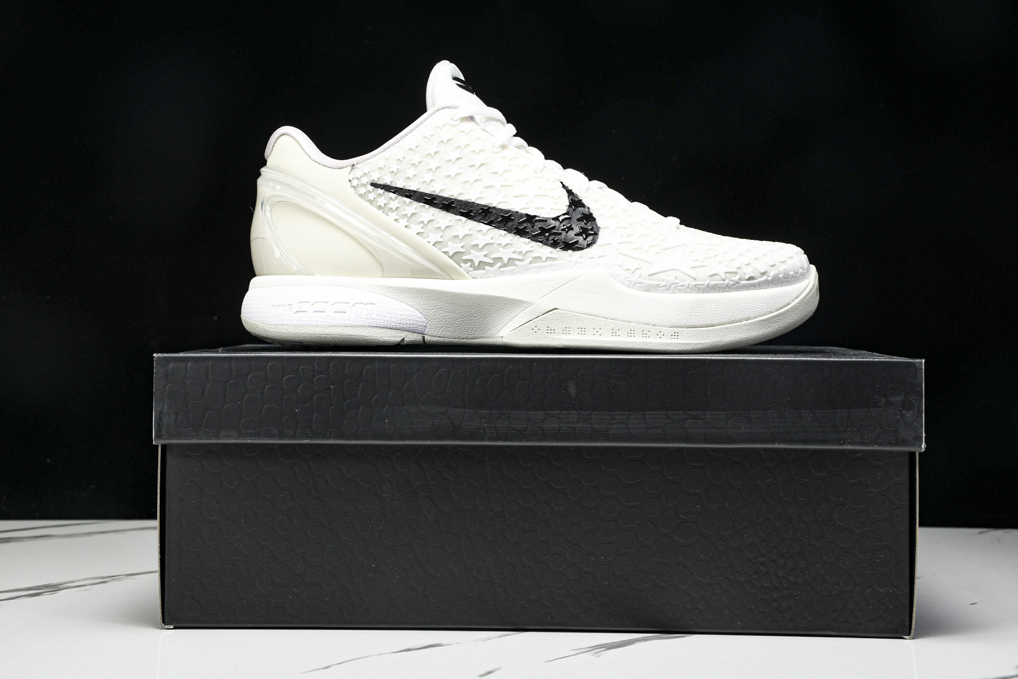 纯原NK Kobe 6 Protro Sail All-Star 全明星 白帆 FQ3546-100 #YZ001-1 