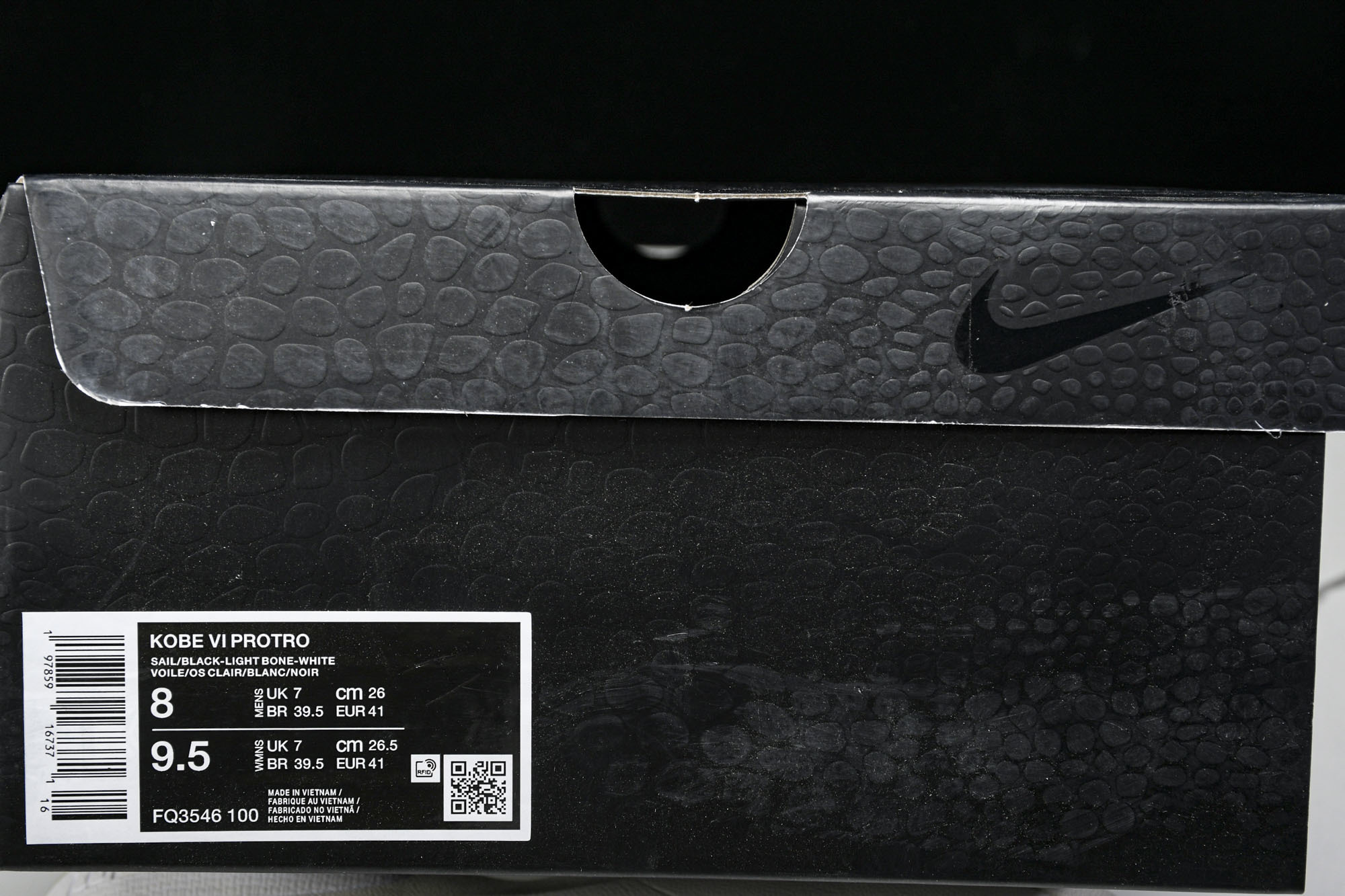 纯原NK Kobe 6 Protro Sail All-Star 全明星 白帆 FQ3546-100 #YZ001-1 