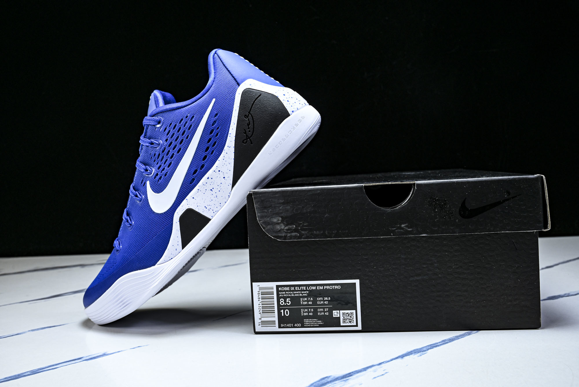 纯原NK Kobe 9 EM Protro TB 'Game Royal' 皇家蓝' IH1401-400 #YZ001