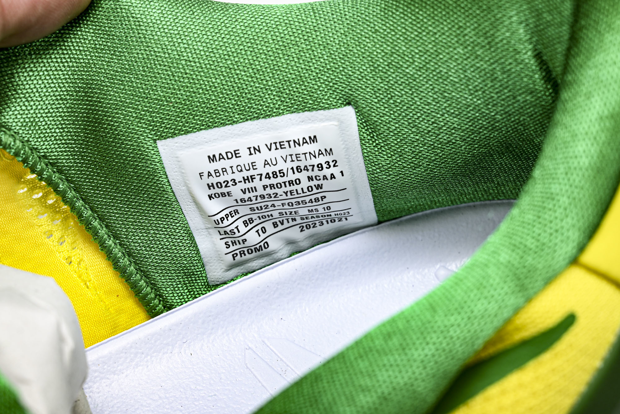 下架 纯原NK Kobe Oregon Ducks PE PACK 黄绿 H023-HF7485_ #YZ001-1 4