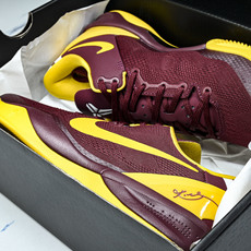 下架 纯原NK_耐克Kobe 8 Protro 酒红黄色 男款训练实战篮球鞋 H023-HF7484_ #YZ001-1 下架 纯原NK_耐克Kobe 8 Protro 酒红黄色 男款训练实战篮球鞋 H023-HF7484_ #YZ001-1
