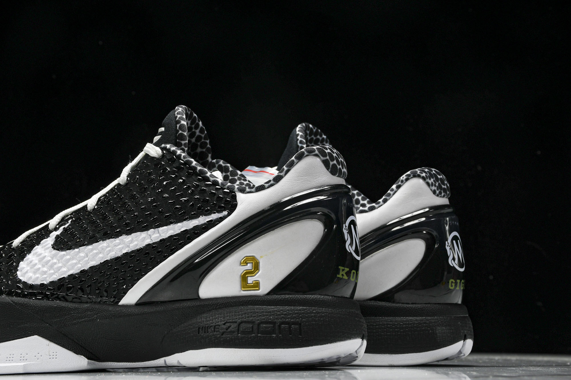 纯原NK Kobe 6 Protro‘Mambacita Sweet 16’黑白 GiGi 曼巴基金会 CW2190-0 纯原NK Kobe 6 Protro‘Mambacita Sweet 16’黑白 GiGi 曼巴基金会 CW2190-0