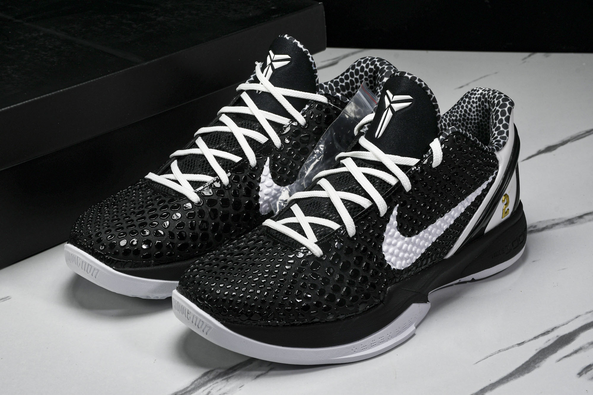 纯原NK Kobe 6 Protro‘Mambacita Sweet 16’黑白 GiGi 曼巴基金会 CW2190-0 纯原NK Kobe 6 Protro‘Mambacita Sweet 16’黑白 GiGi 曼巴基金会 CW2190-0