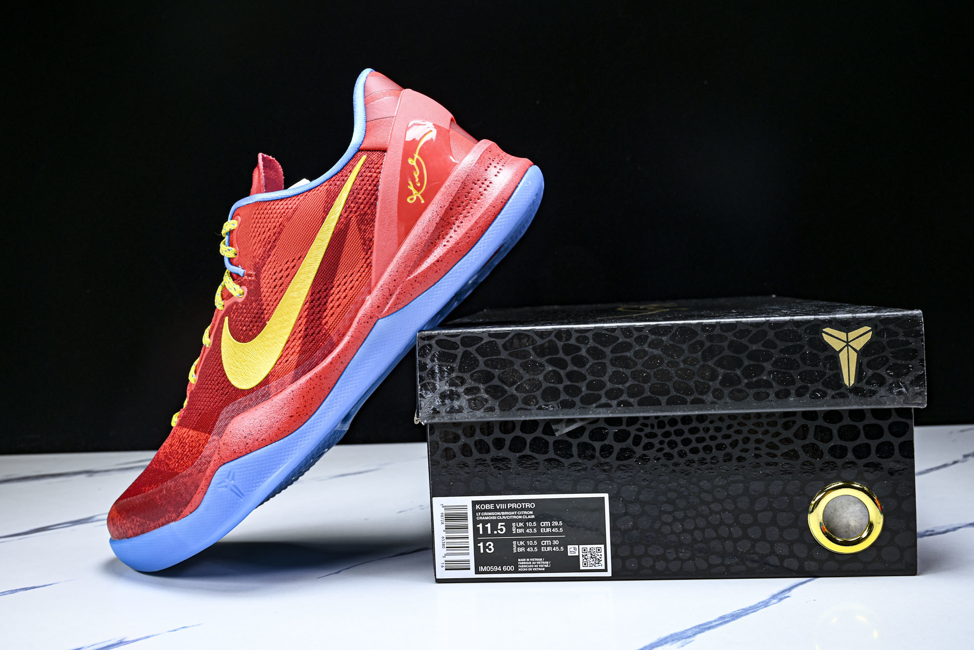纯原NK Kobe 8 Protro “Year of the Horse”2026马年 红黄蓝色 IM0594-600 纯原NK Kobe 8 Protro “Year of the Horse”2026马年 红黄蓝色 IM0594-600