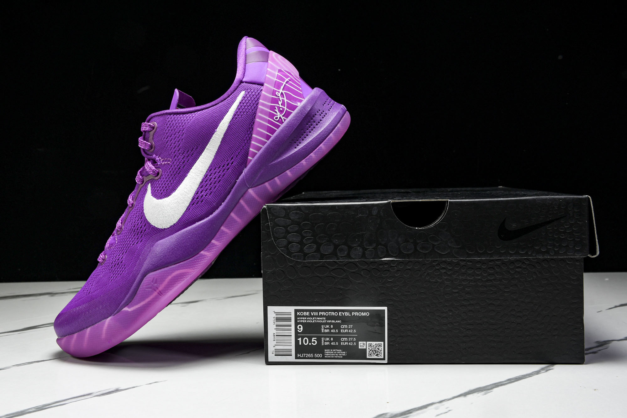 纯原NK Kobe 8 Protro“Court Purple”白紫数字 HJ7265 500 #YZ001-1 40 纯原NK Kobe 8 Protro“Court Purple”白紫数字 HJ7265 500 #YZ001-1 40