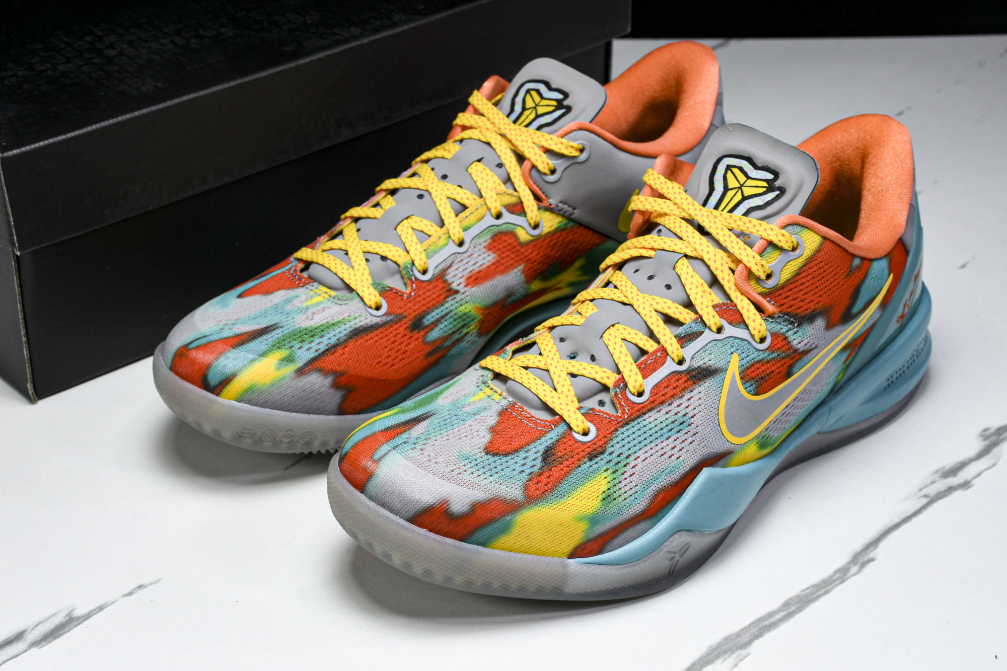 纯原NK Kobe 8 Prtro“Venice Beach”2024 蓝红橙 FQ3548-001 #YZ001-1 纯原NK Kobe 8 Prtro“Venice Beach”2024 蓝红橙 FQ3548-001 #YZ001-1