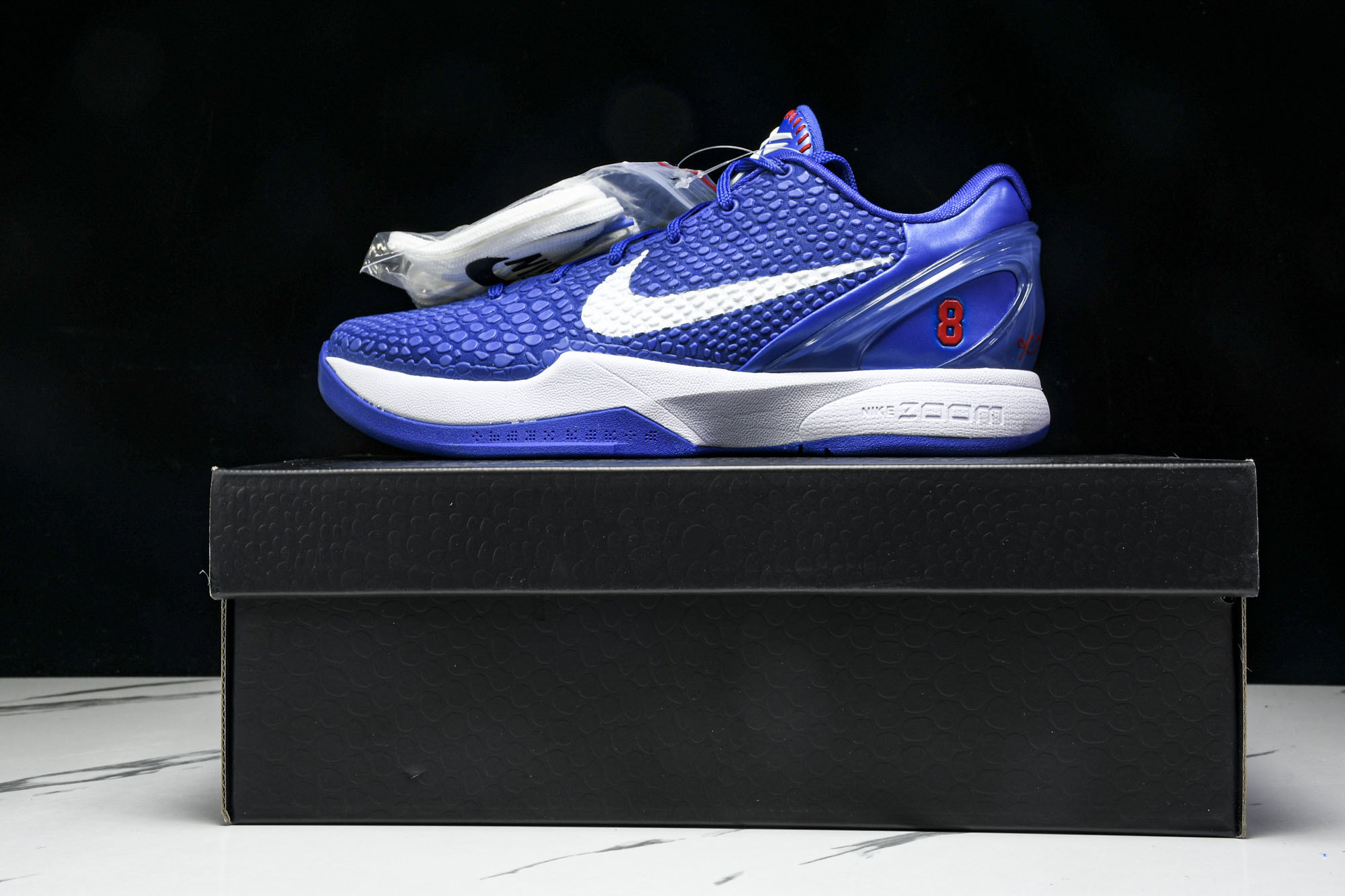 纯原NK Zoom Kobe 6 Protro Dodgers 道奇蓝 CW2190-400 #YZ001-1 40 4 纯原NK Zoom Kobe 6 Protro Dodgers 道奇蓝 CW2190-400 #YZ001-1 40 4
