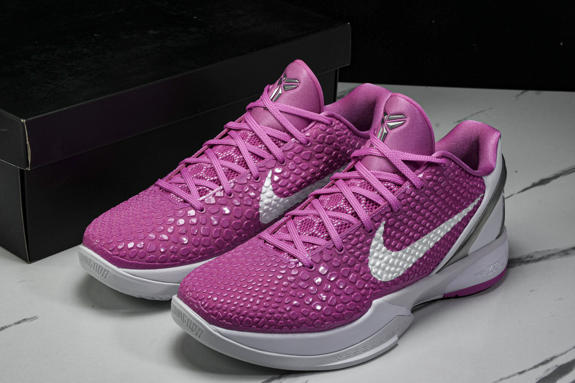 纯原NK Zoom Kobe 6 Protro Kay Yow Low 粉白 DJ3596-600 #YZ001-1 4 纯原NK Zoom Kobe 6 Protro Kay Yow Low 粉白 DJ3596-600 #YZ001-1 4