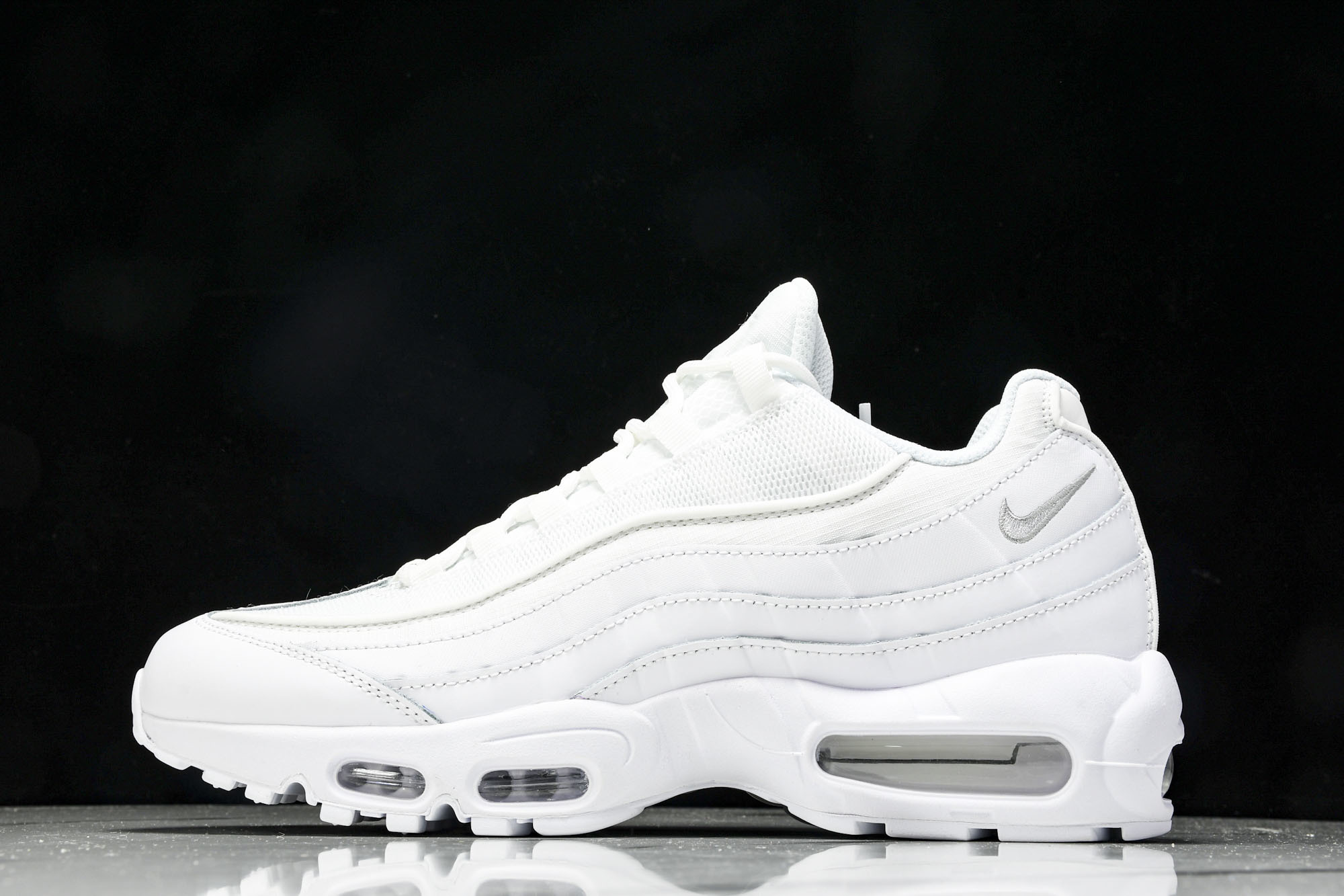 纯原外贸Denham x Nike Air Max 95 全白 跑步鞋 CT1268 100 #YZ001-1 ✦原版1 纯原外贸Denham x Nike Air Max 95 全白 跑步鞋 CT1268 100 #YZ001-1 ✦原版1