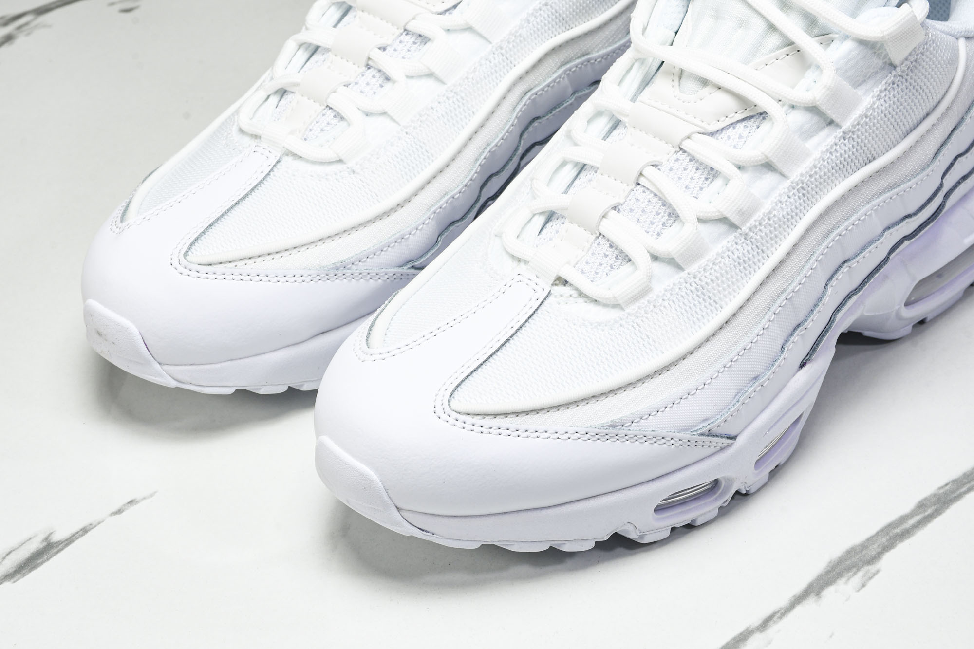 纯原外贸Denham x Nike Air Max 95 全白 跑步鞋 CT1268 100 #YZ001-1 ✦原版1 纯原外贸Denham x Nike Air Max 95 全白 跑步鞋 CT1268 100 #YZ001-1 ✦原版1