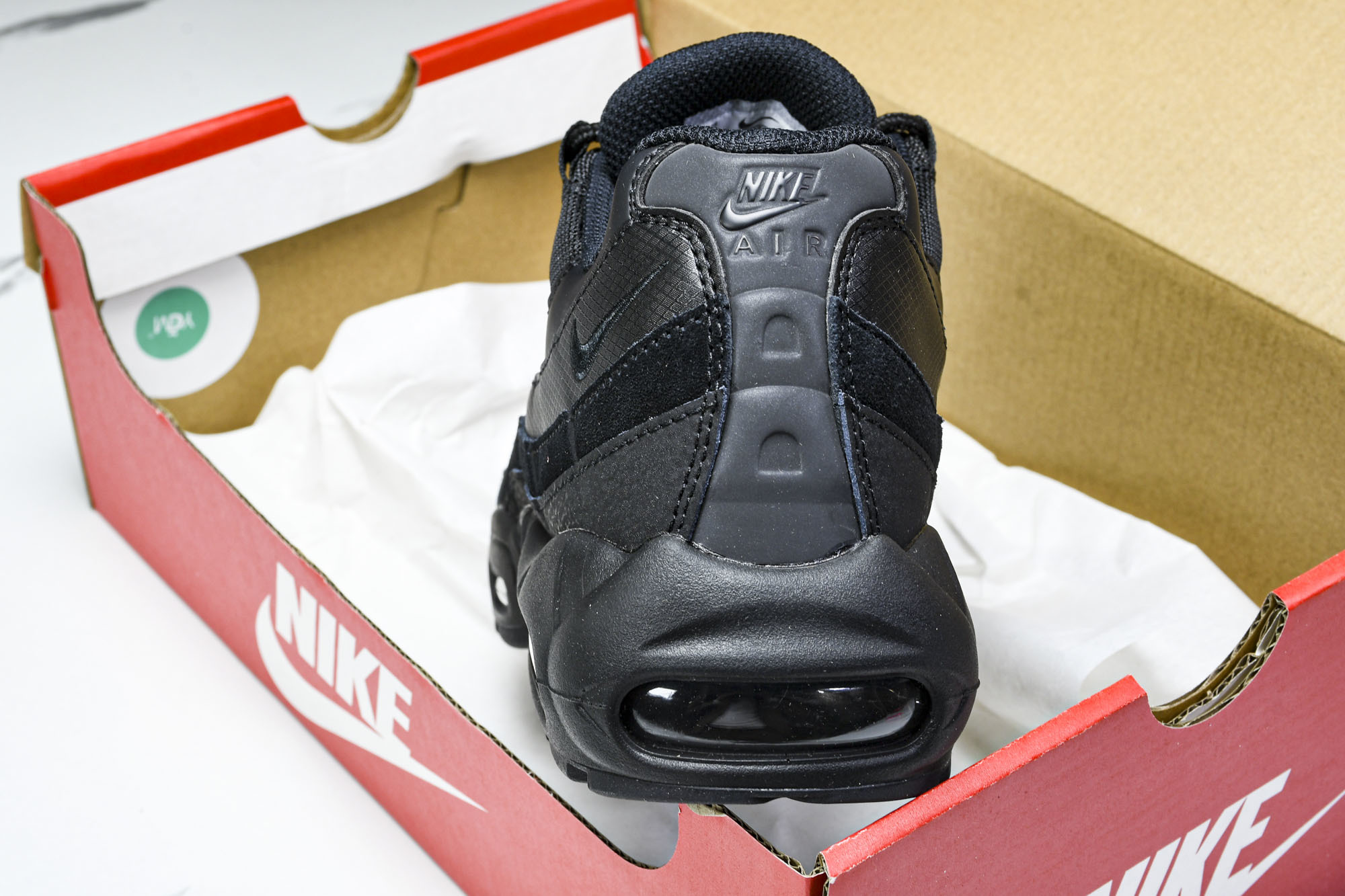 纯原外贸Denham x Nike Air Max 95 全黑 跑步鞋 CI3705 001 #YZ001-1 ✦原版1 纯原外贸Denham x Nike Air Max 95 全黑 跑步鞋 CI3705 001 #YZ001-1 ✦原版1