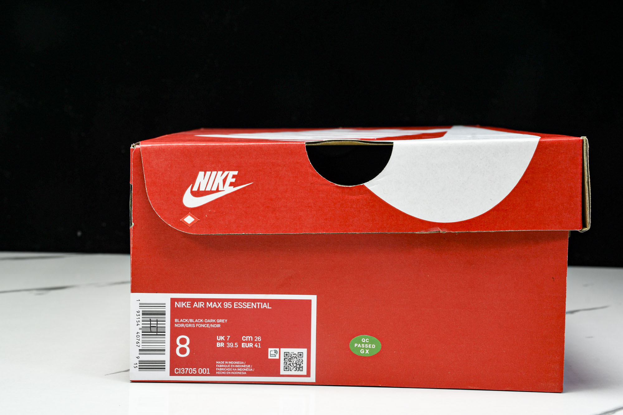纯原外贸Denham x Nike Air Max 95 全黑 跑步鞋 CI3705 001 #YZ001-1 ✦原版1 纯原外贸Denham x Nike Air Max 95 全黑 跑步鞋 CI3705 001 #YZ001-1 ✦原版1